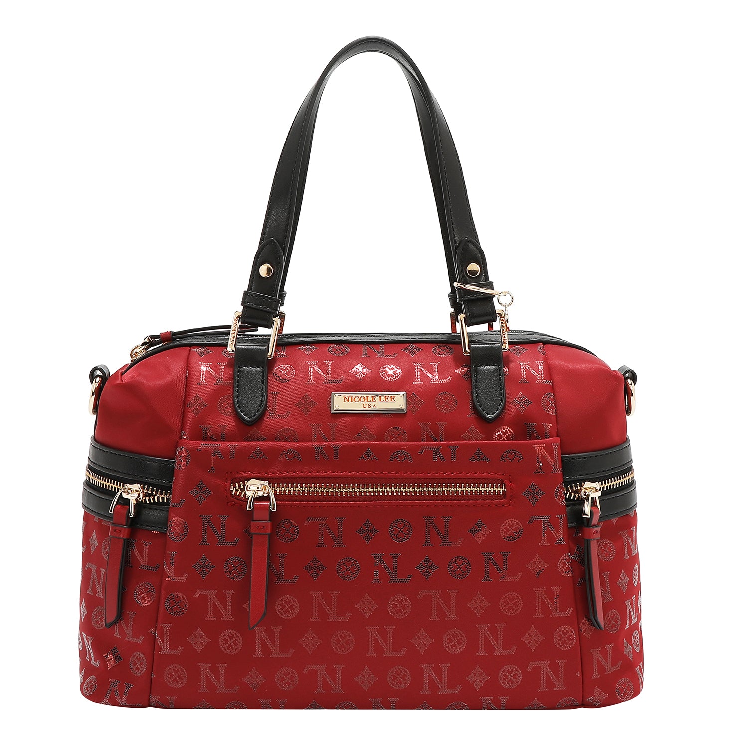 BORSA A BORSA CON LOGO MONOGRAMMA (ROSSO)