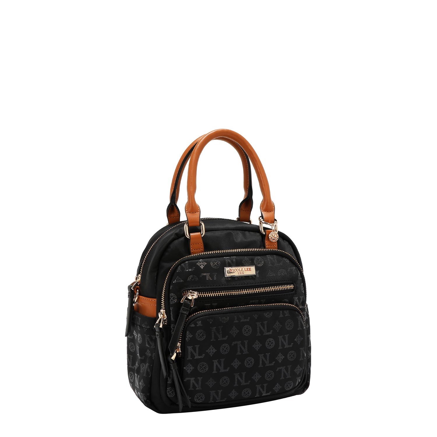 BORSA MULTIUSO CON LOGO MONOGRAMMA (NERO)
