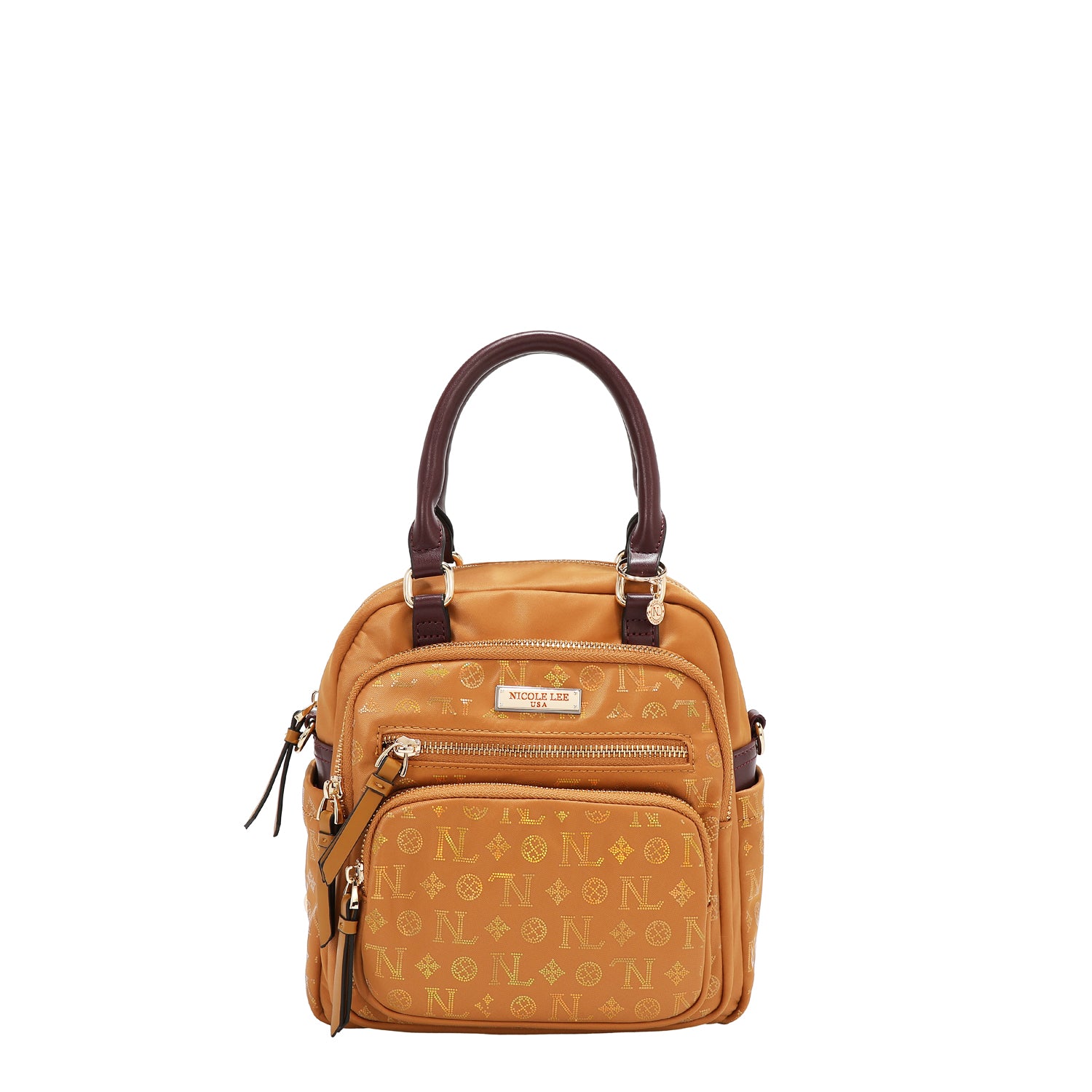 BORSA MULTIUSO CON LOGO MONOGRAMMA (CAMMELLO)