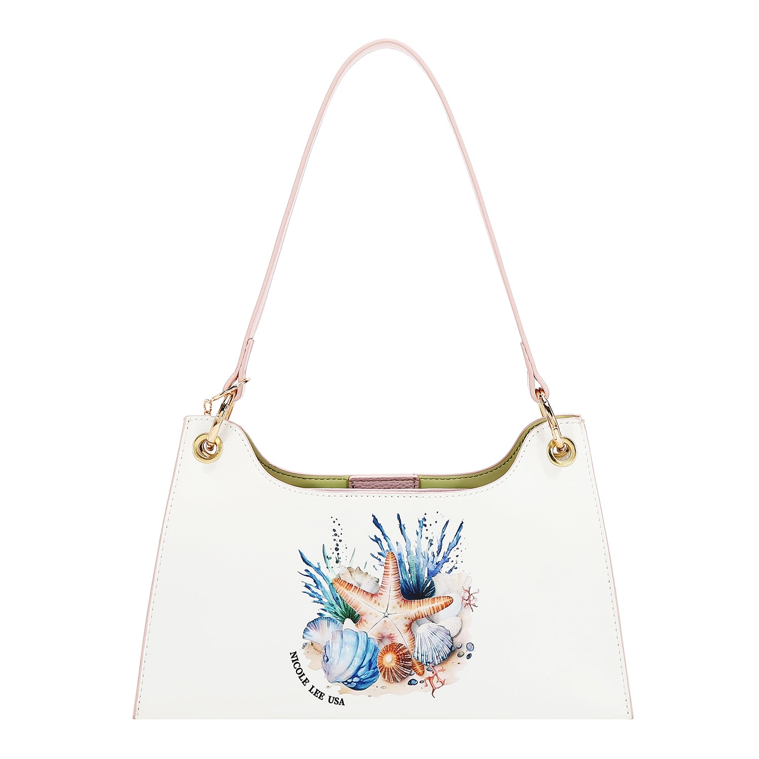 BOLSO DE HOMBRO NICOLE OCEAN (BLANCO)