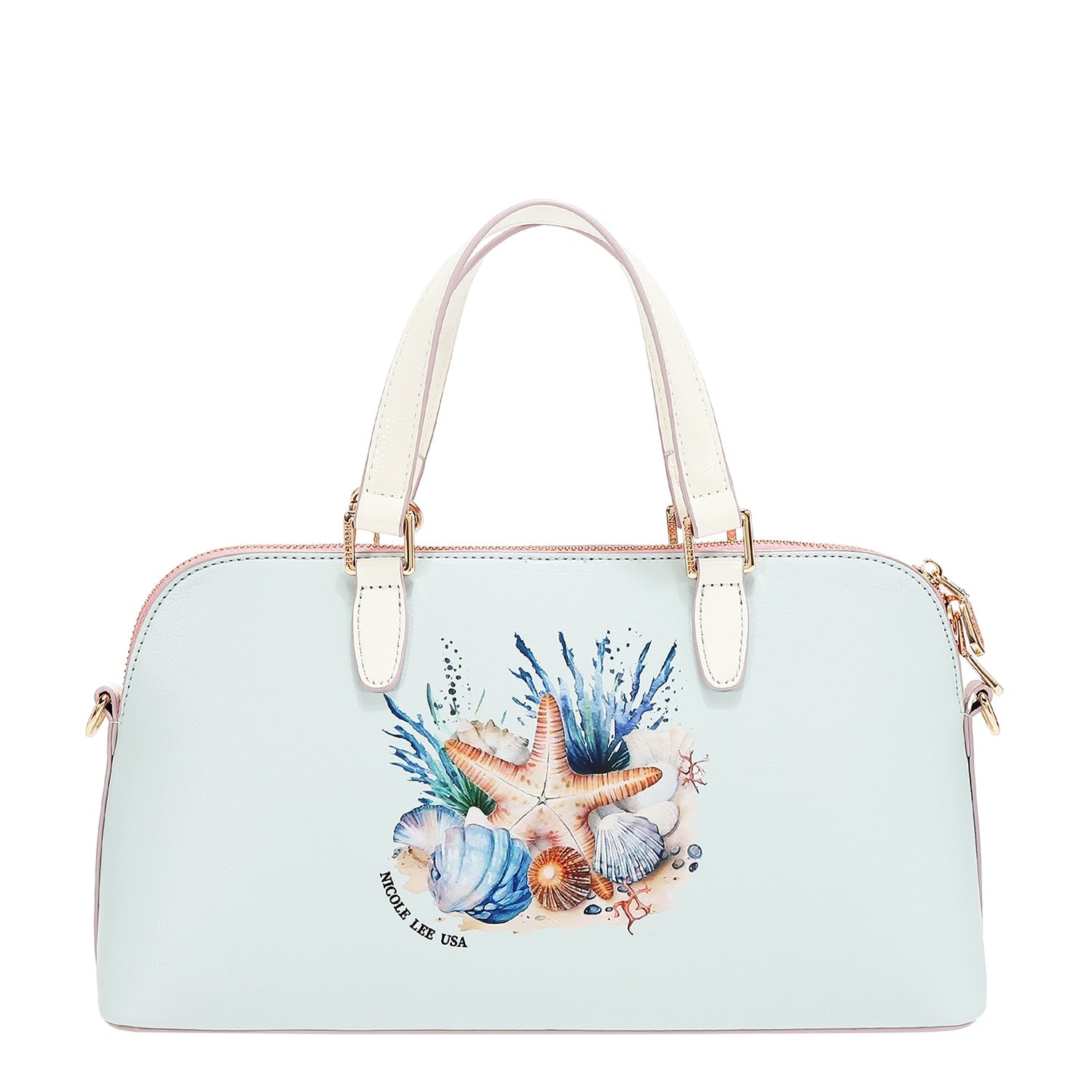 NICOLE OCEAN DOME HANDBAG (BLUE)