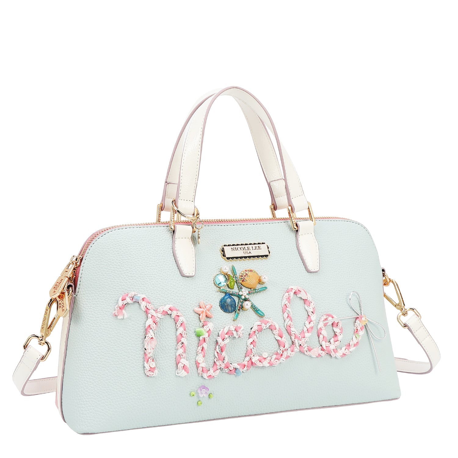 NICOLE OCEAN DOME HANDTASCHE (BLAU)