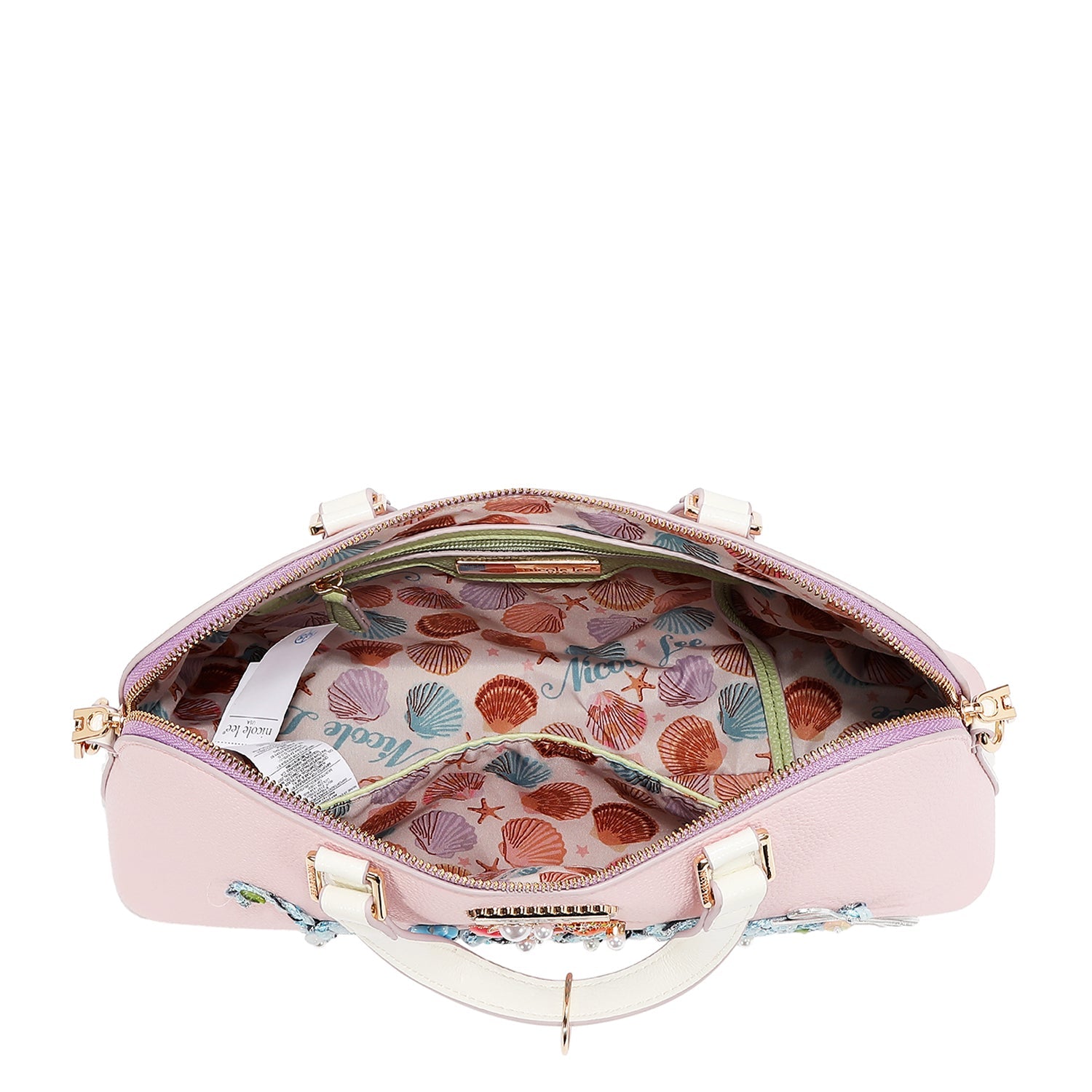 NICOLE OCEAN DOME HANDBAG (BLUE)