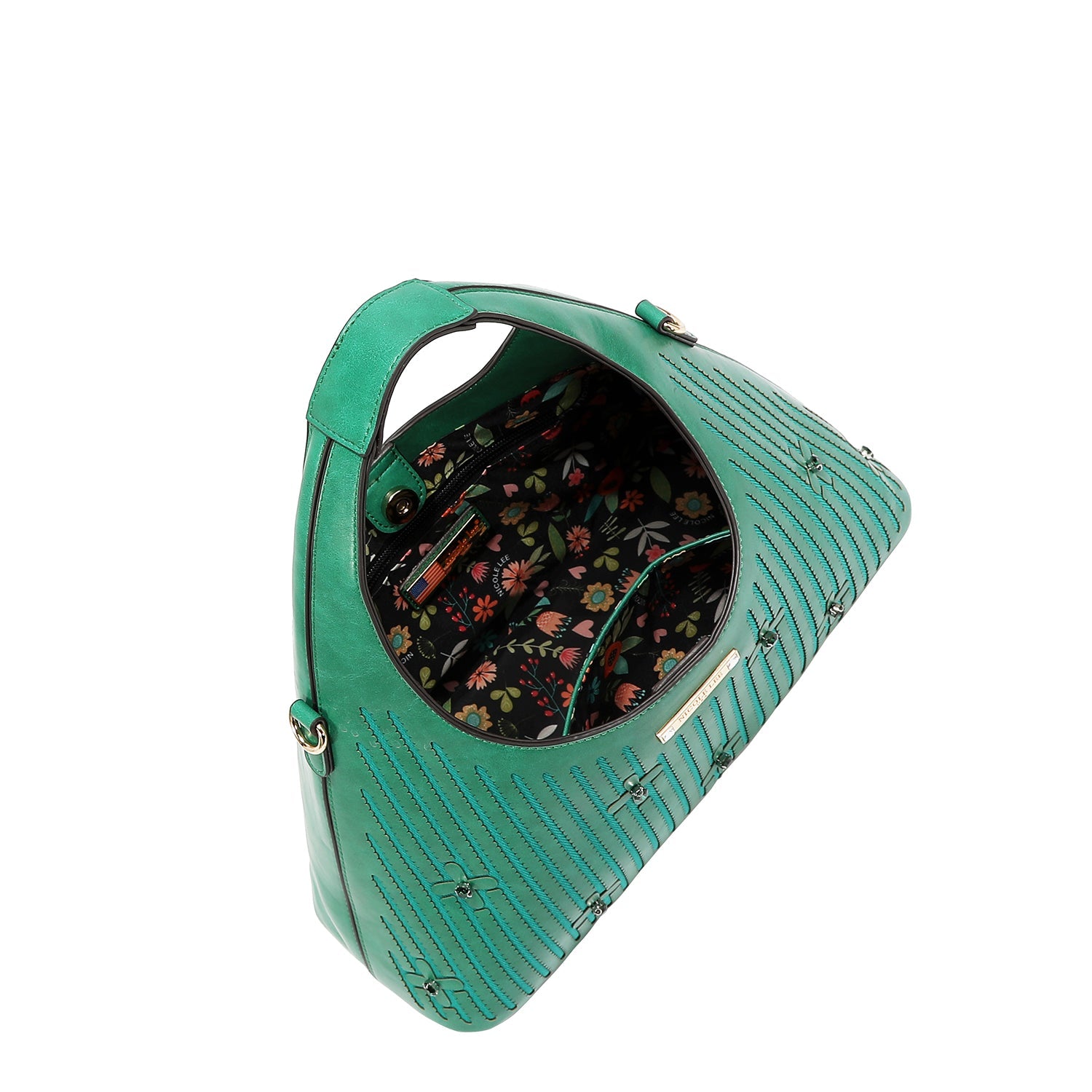 BORSA CON CUCITURA (VERDE)