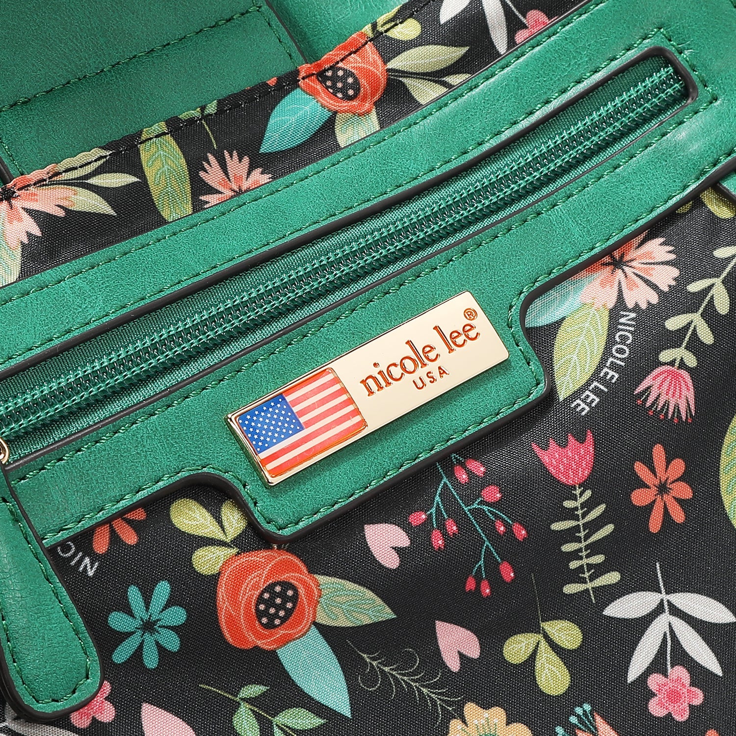 BORSA CON CUCITURA (VERDE)