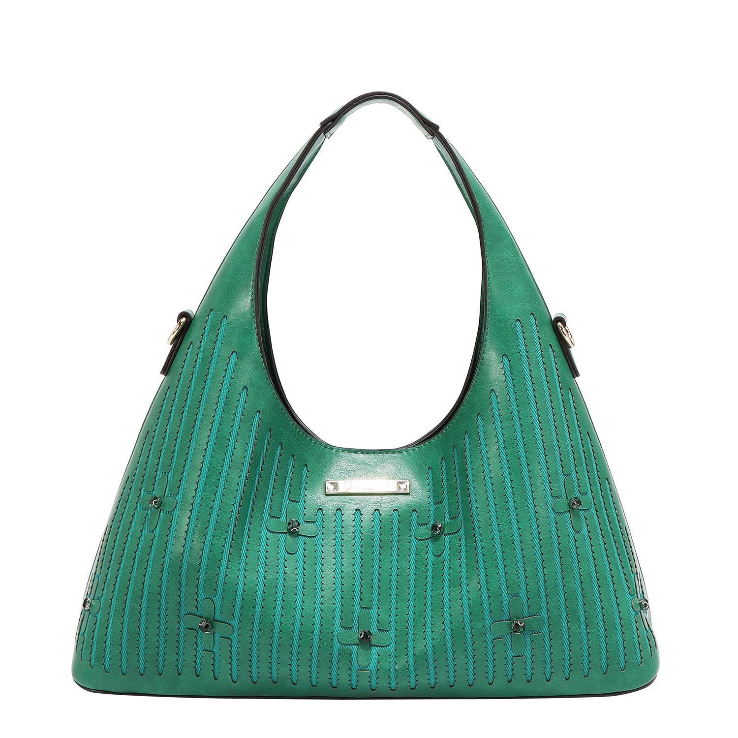 BORSA CON CUCITURA (VERDE)