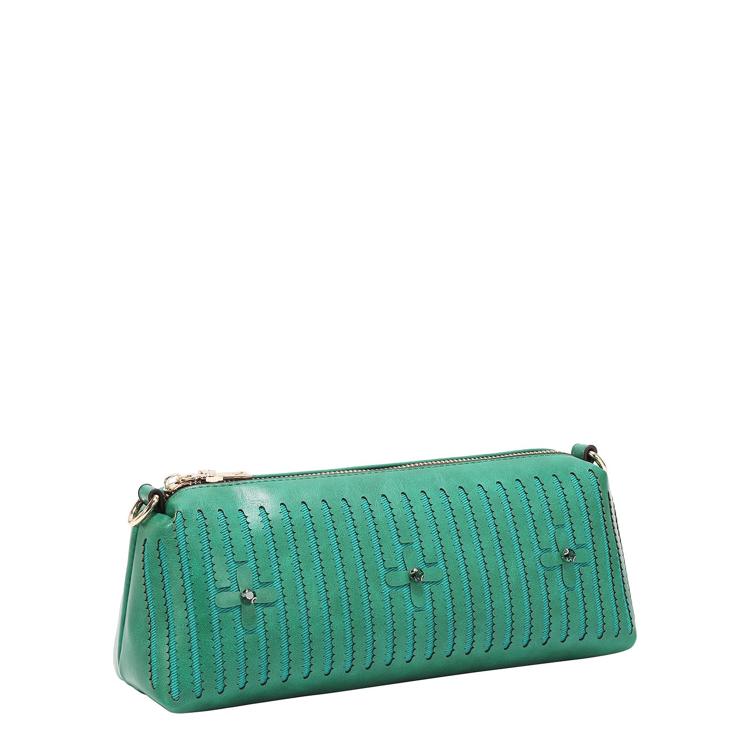 BORSA CON CUCITURA (VERDE)