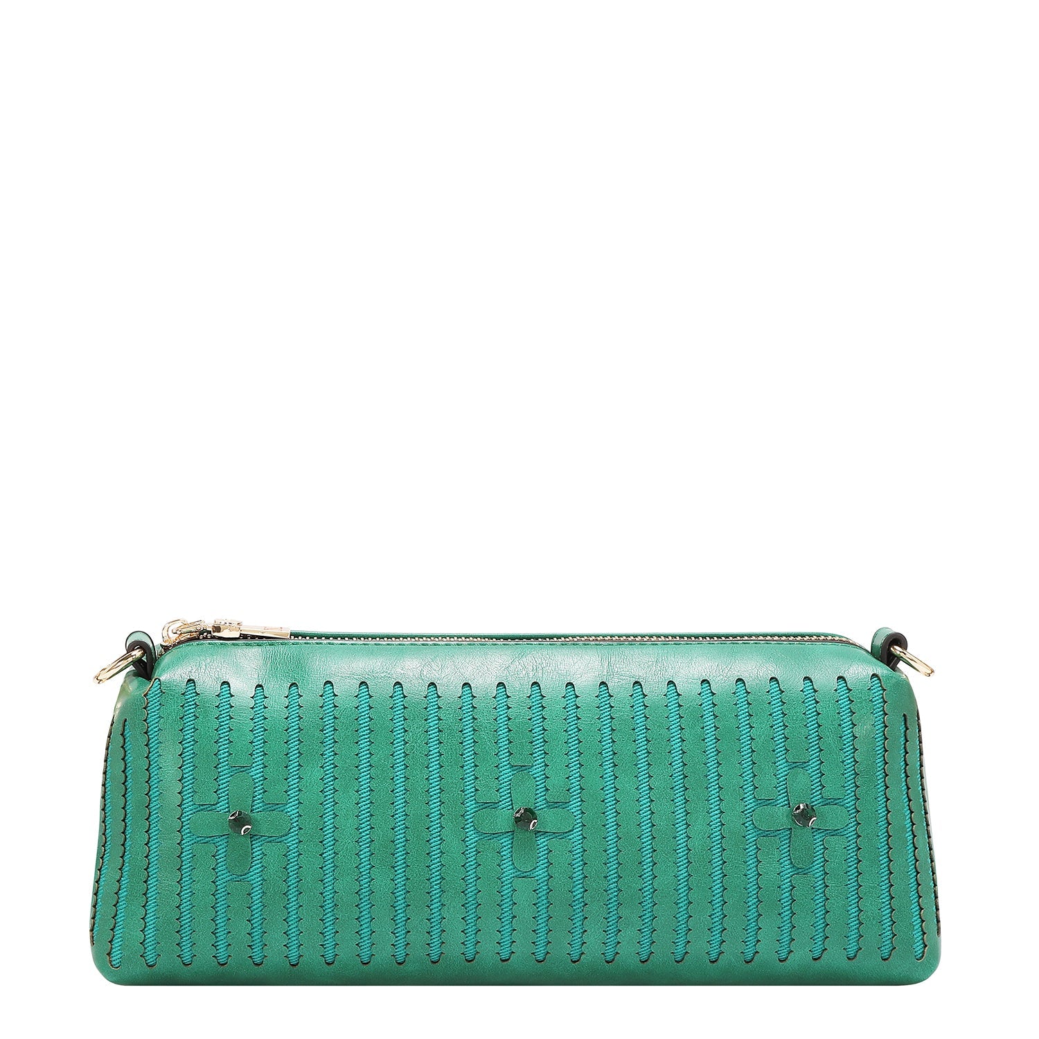 BORSA CON CUCITURA (VERDE)
