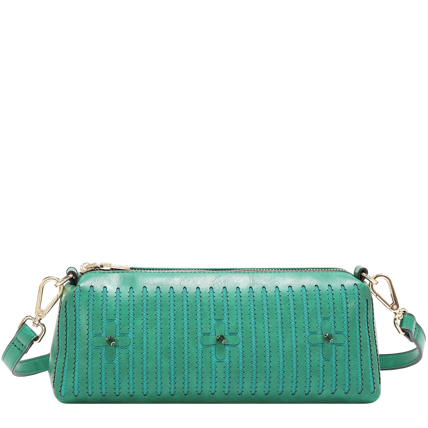BORSA CON CUCITURA (VERDE)