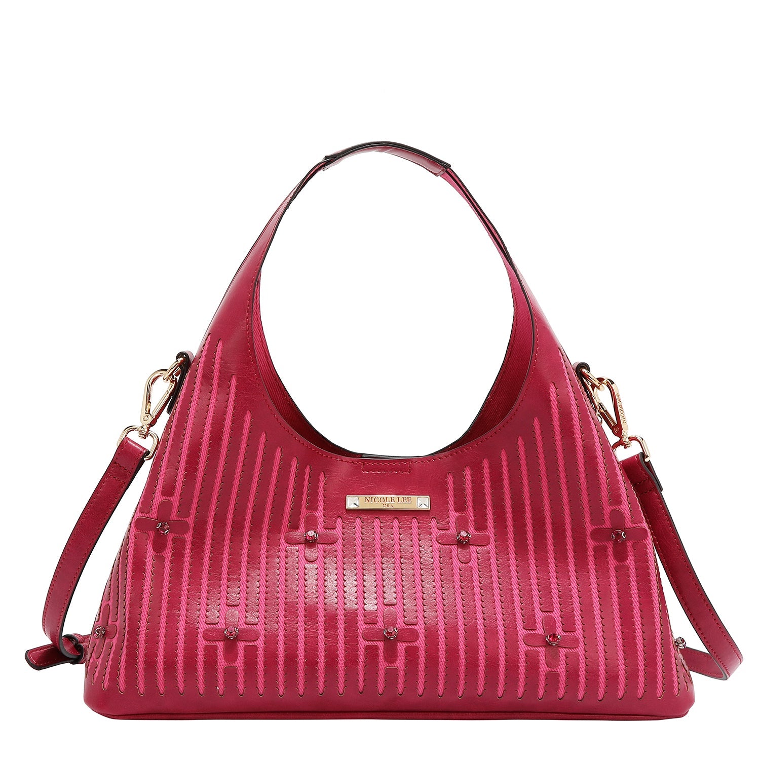 BORSA CON CUCITURA (ROSA)