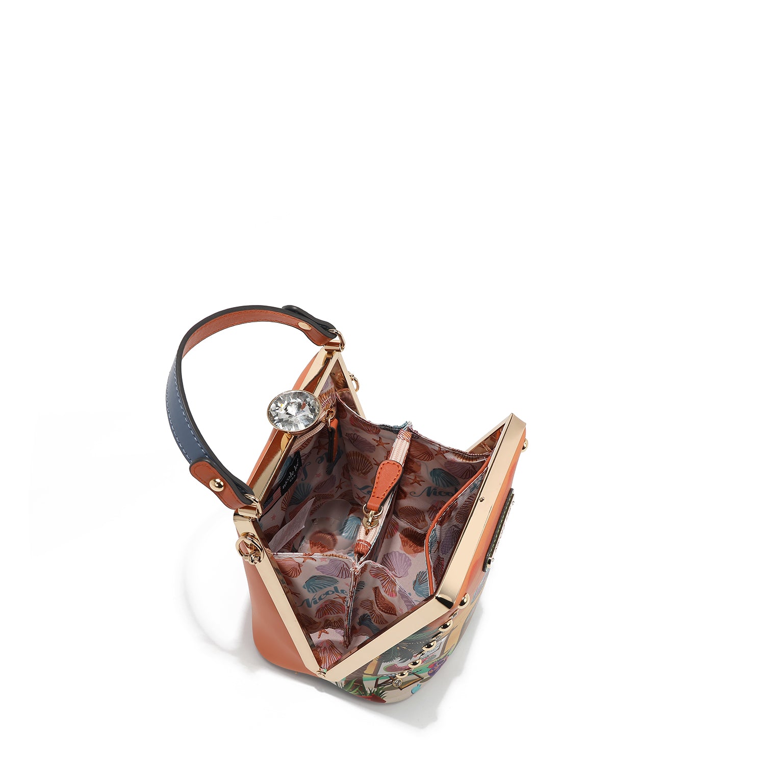 BORSA CON PICCOLO DIAMANTE (<tc>QUEEN CLEOPATRA</tc>)