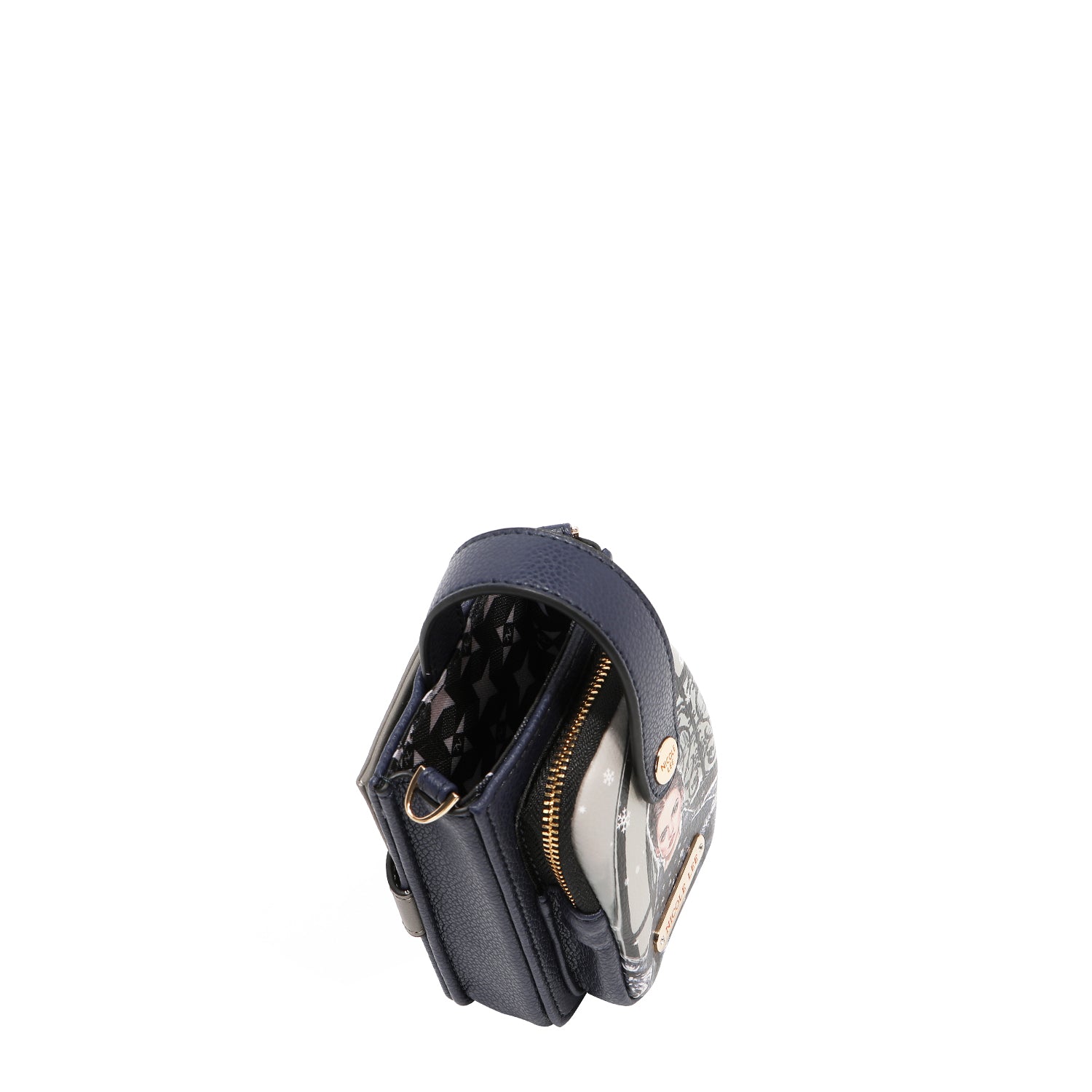 CUSTODIA PER TELEFONO A TRACOLLA CON TRACOLLA (<tc>MODA SNOWFLAKE</tc>)