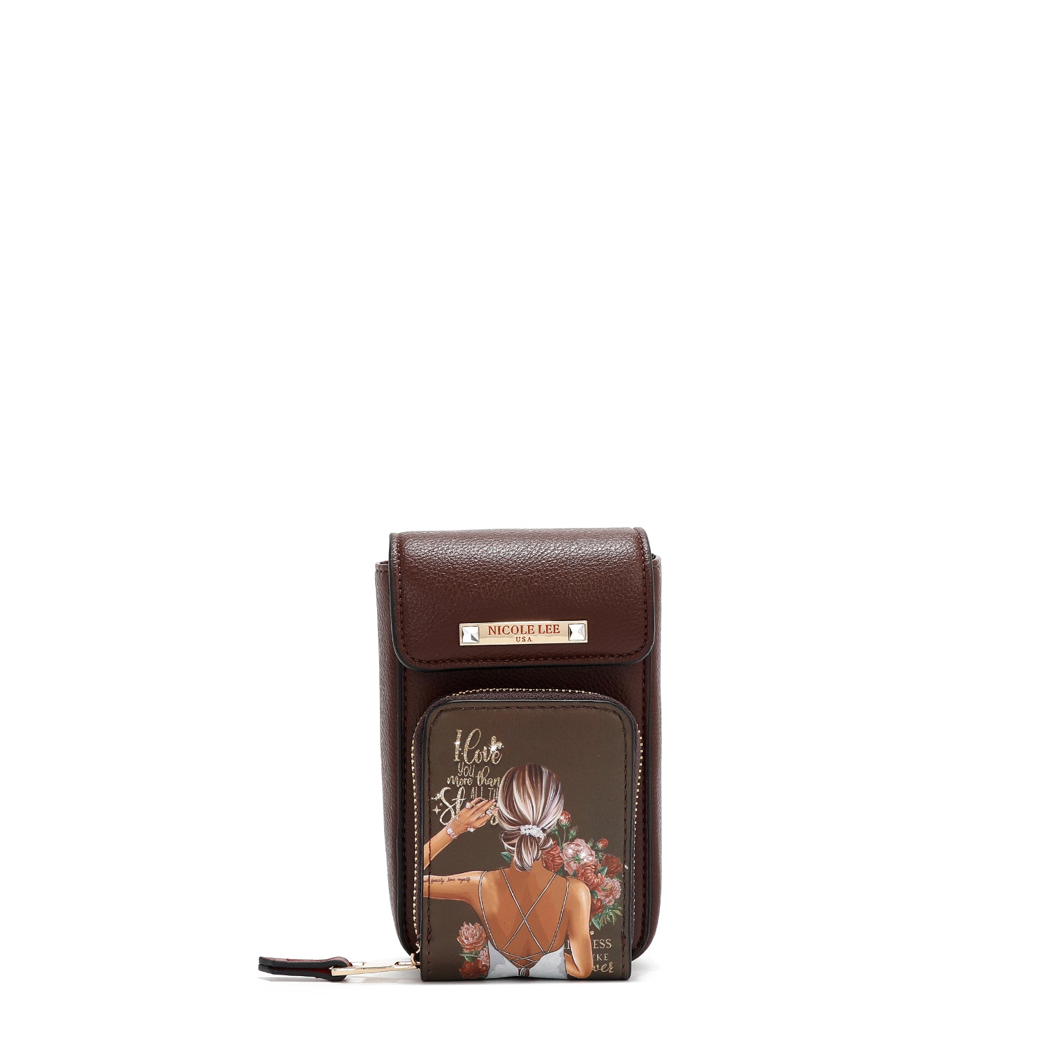 CROSSBODY PHONE CASE WITH FLAP (<tc><tc>Blind Date</tc></tc>)
