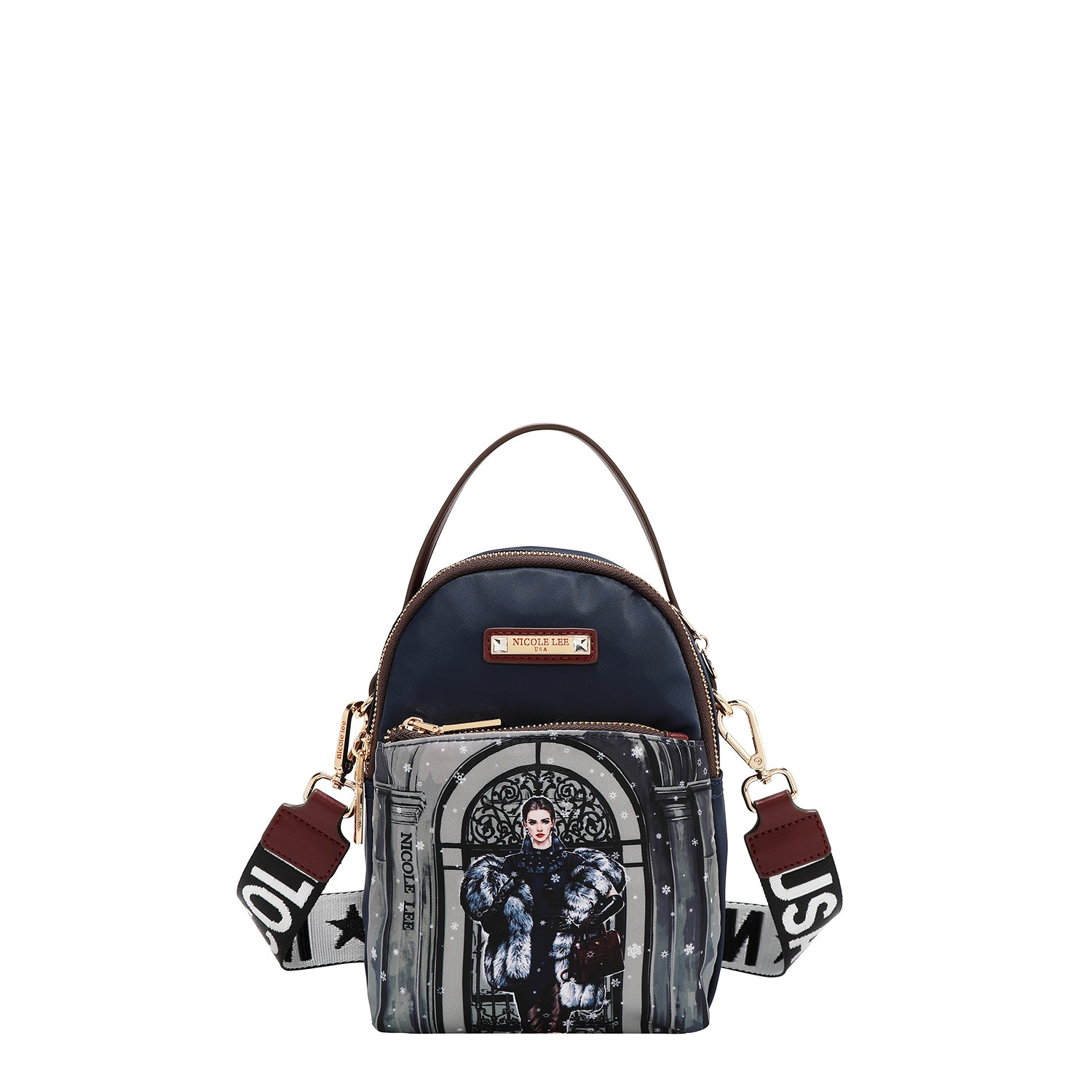 BORSA A TRACOLLA COMPATTA (<tc>MODA SNOWFLAKE</tc>)