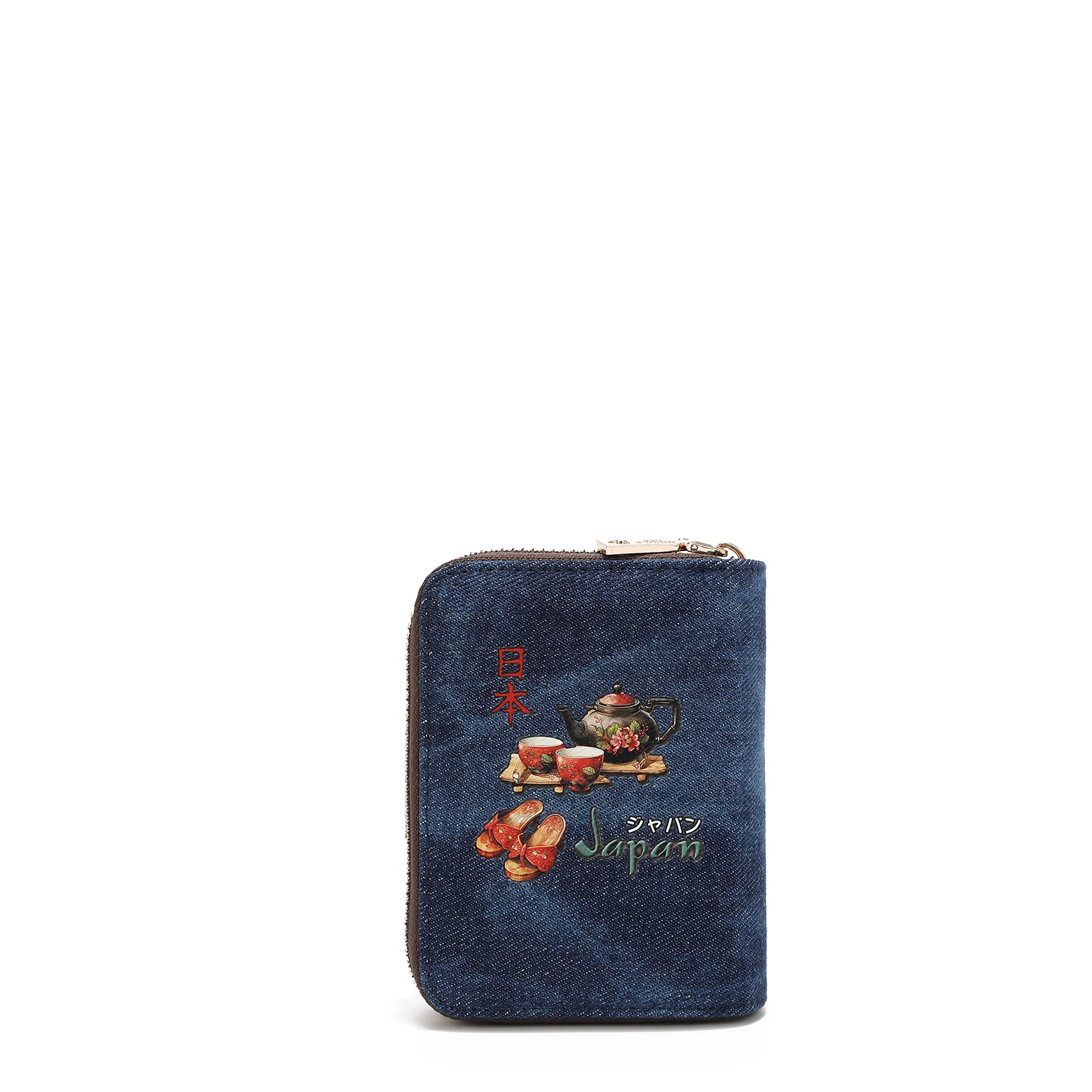DENIM HEART FOLDABLE WALLET (<tc>AKIKO LA BELLEZA</tc>)
