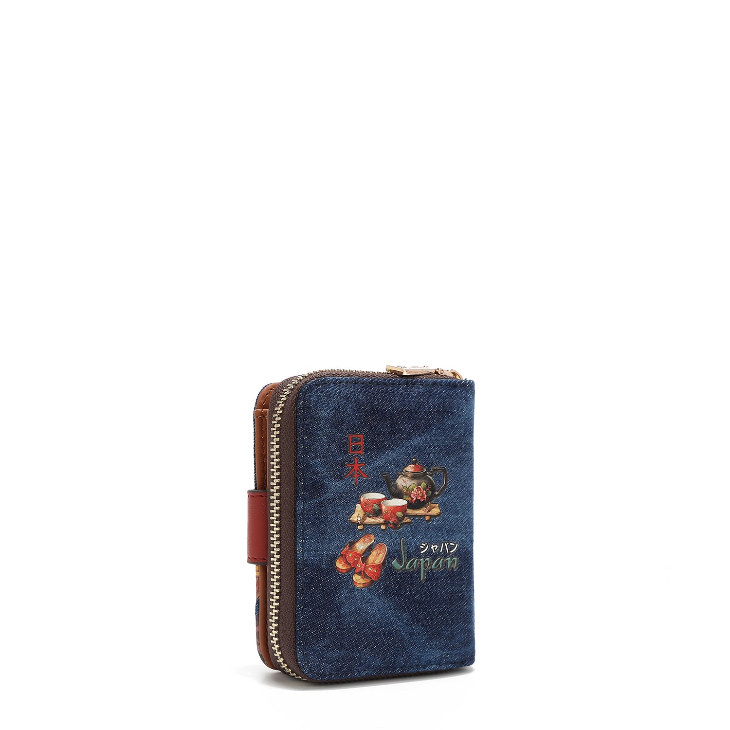 DENIM HEART FOLDABLE WALLET (<tc>AKIKO LA BELLEZA</tc>)