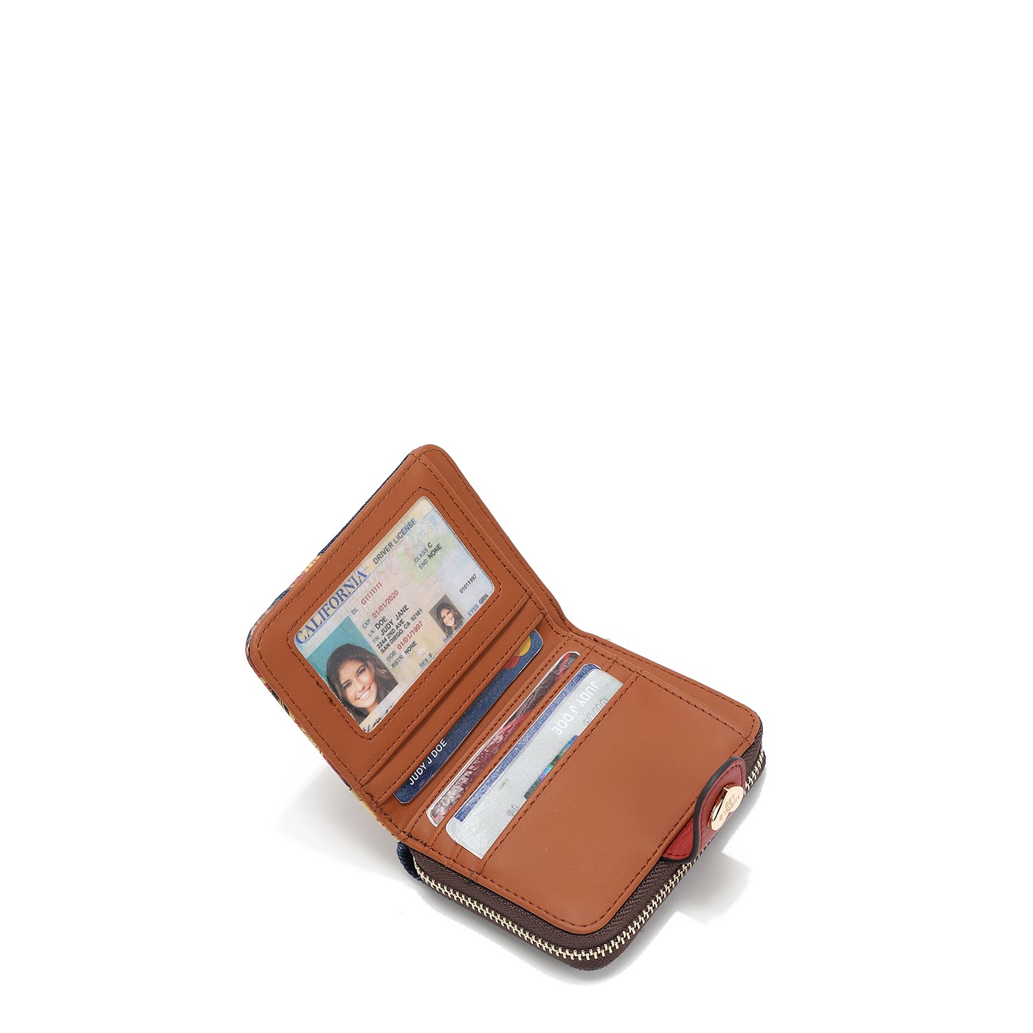 DENIM HEART FOLDABLE WALLET (<tc>AKIKO LA BELLEZA</tc>)