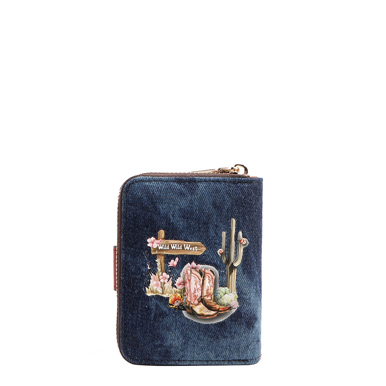 DENIM HEART FOLDING WALLET (<tc>SOFIA MONTANA</tc>)