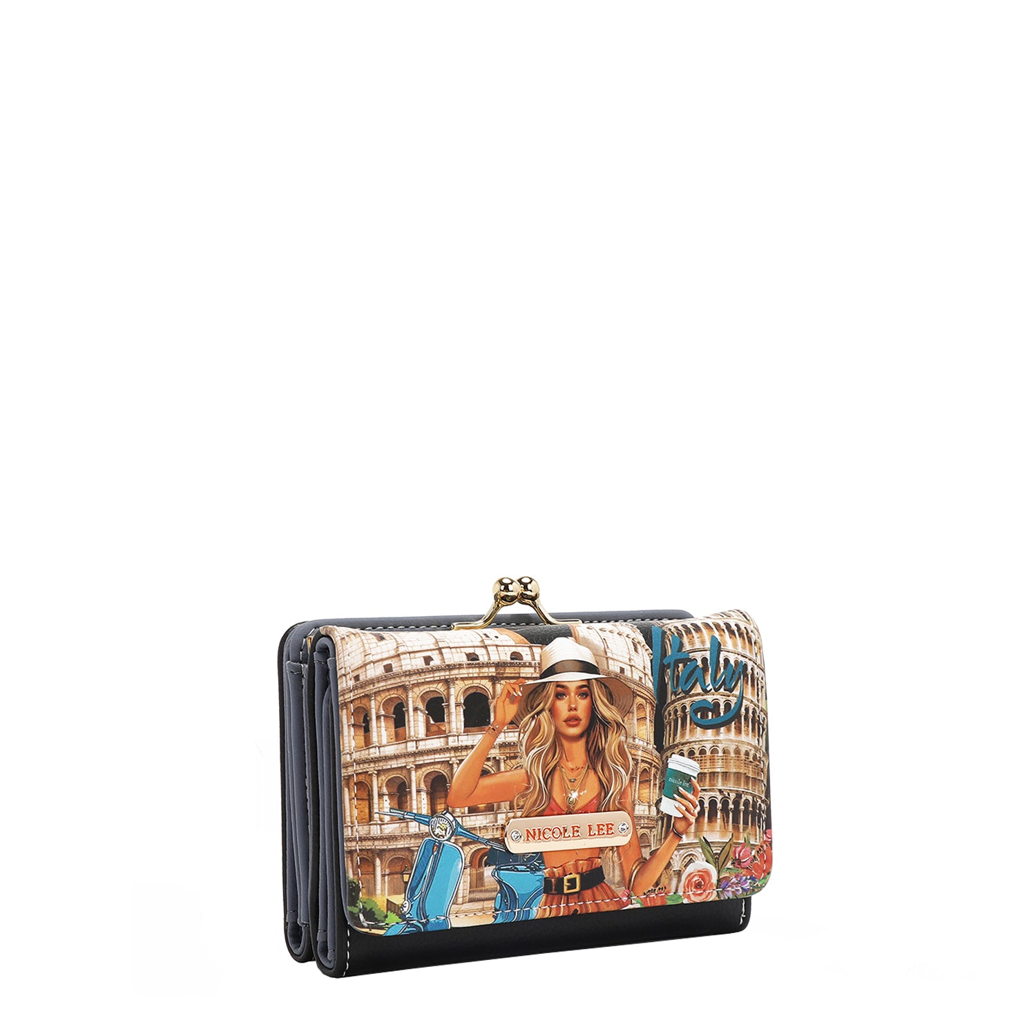 PORTAFOGLIO AGUSTINA TRIFOLD (<tc>MARTHA TRAVELS ITALY</tc>)