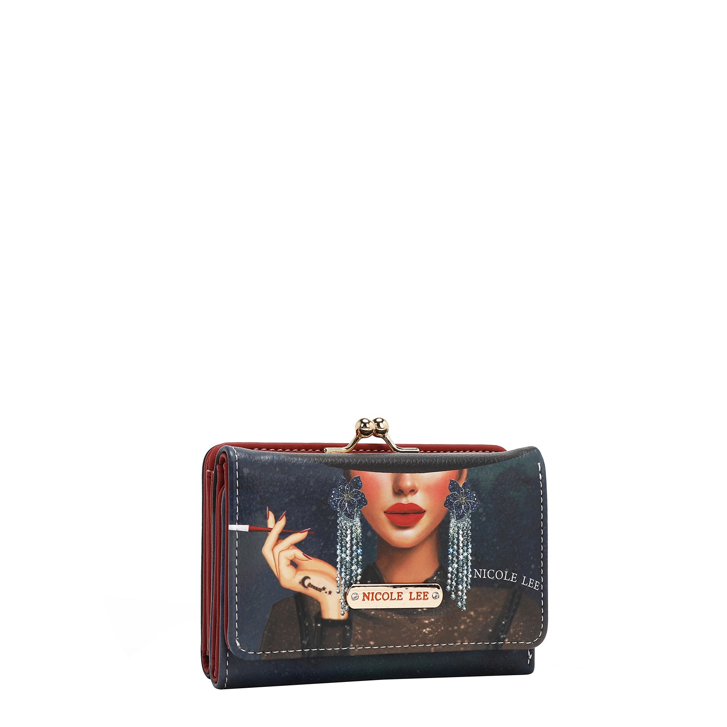 PORTEFEUILLE À TROIS VOLETS AGUSTINA (<tc>SAMANTHA LA BELLEZA</tc>)