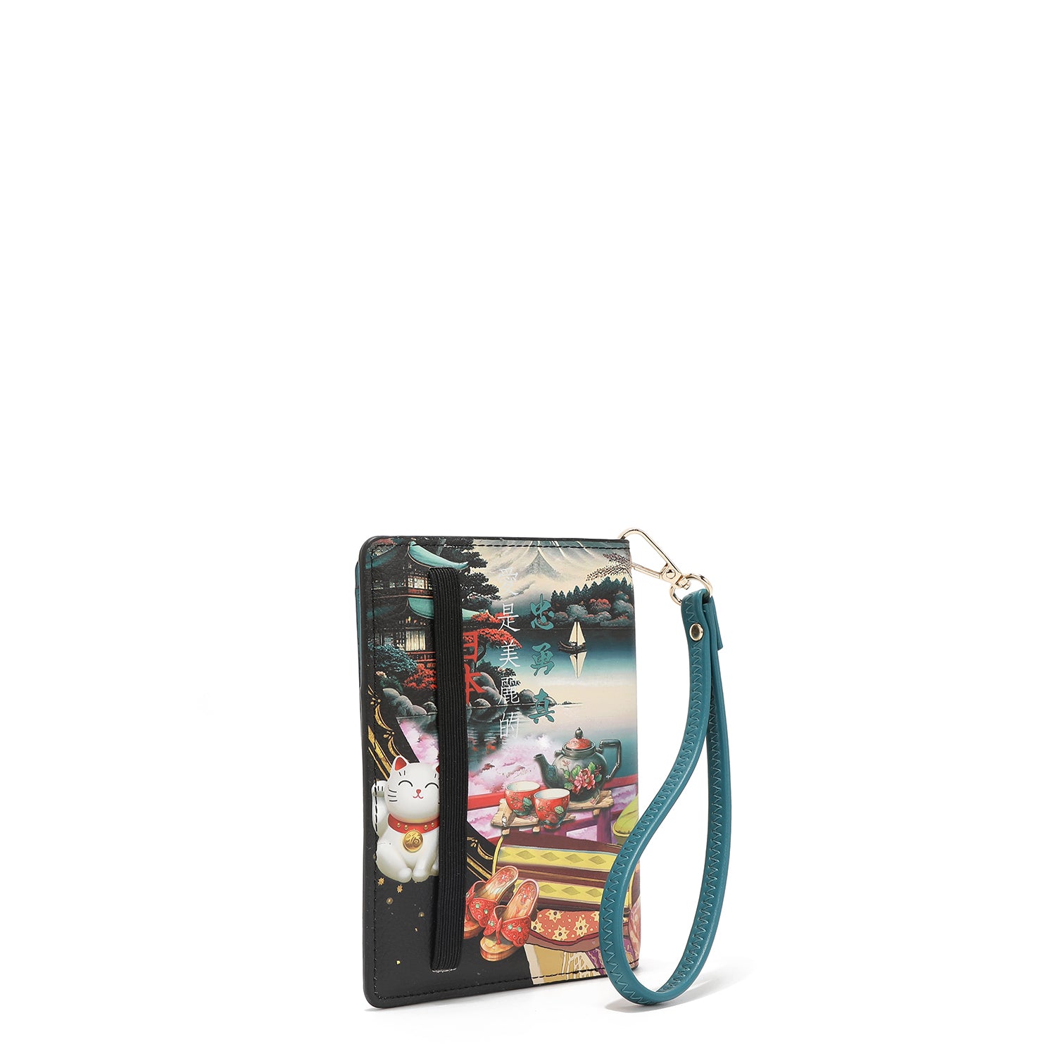 PASSPORT WALLET WITH STRAP (<tc>AKIKO LA BELLEZA</tc>)