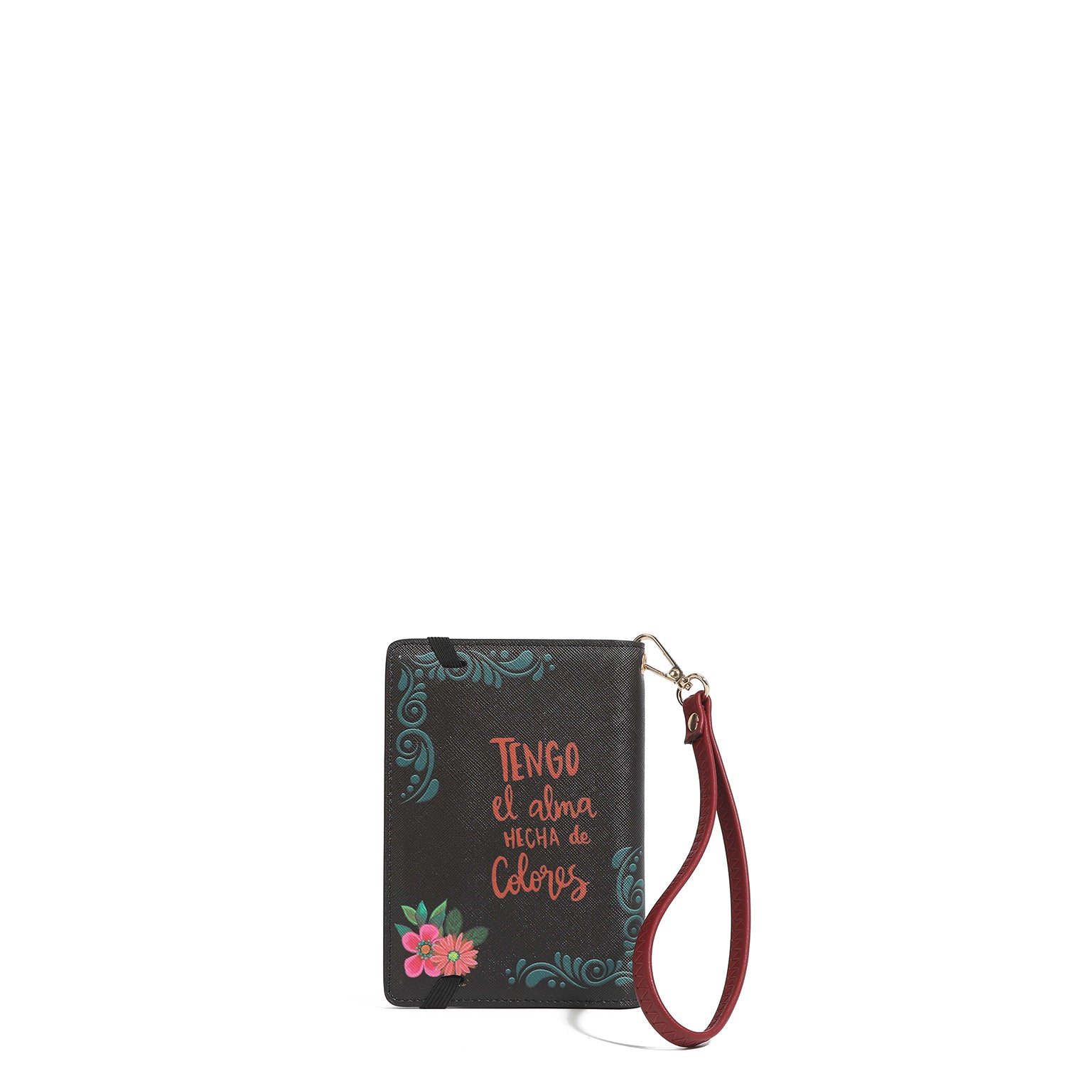 PASSPORT WALLET WITH BRACELET <tc>ALMA DE COLORES</tc>