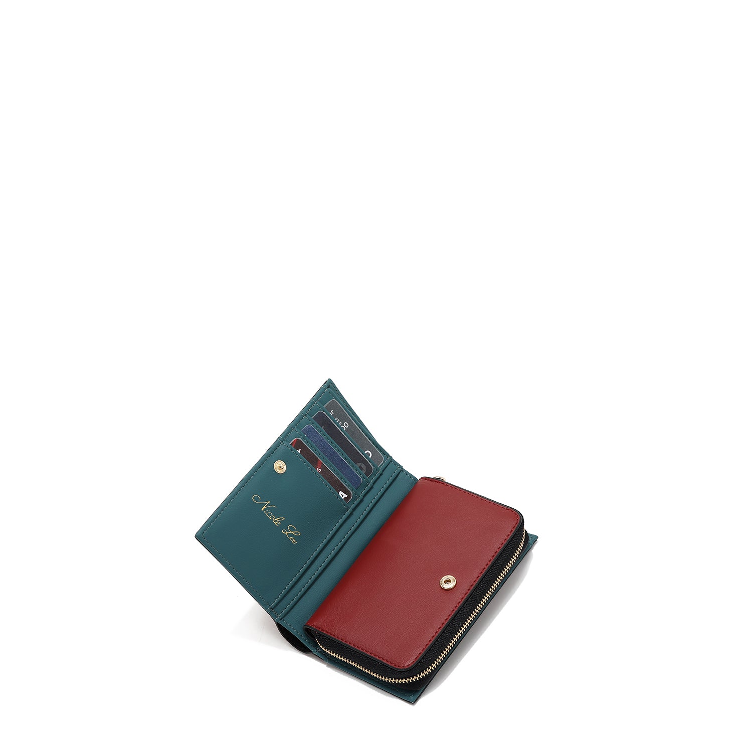 PORTAFOGLIO PIEGHEVOLE CON ZIP CENTRALE (<tc>DREAM COMES TRUE</tc>)