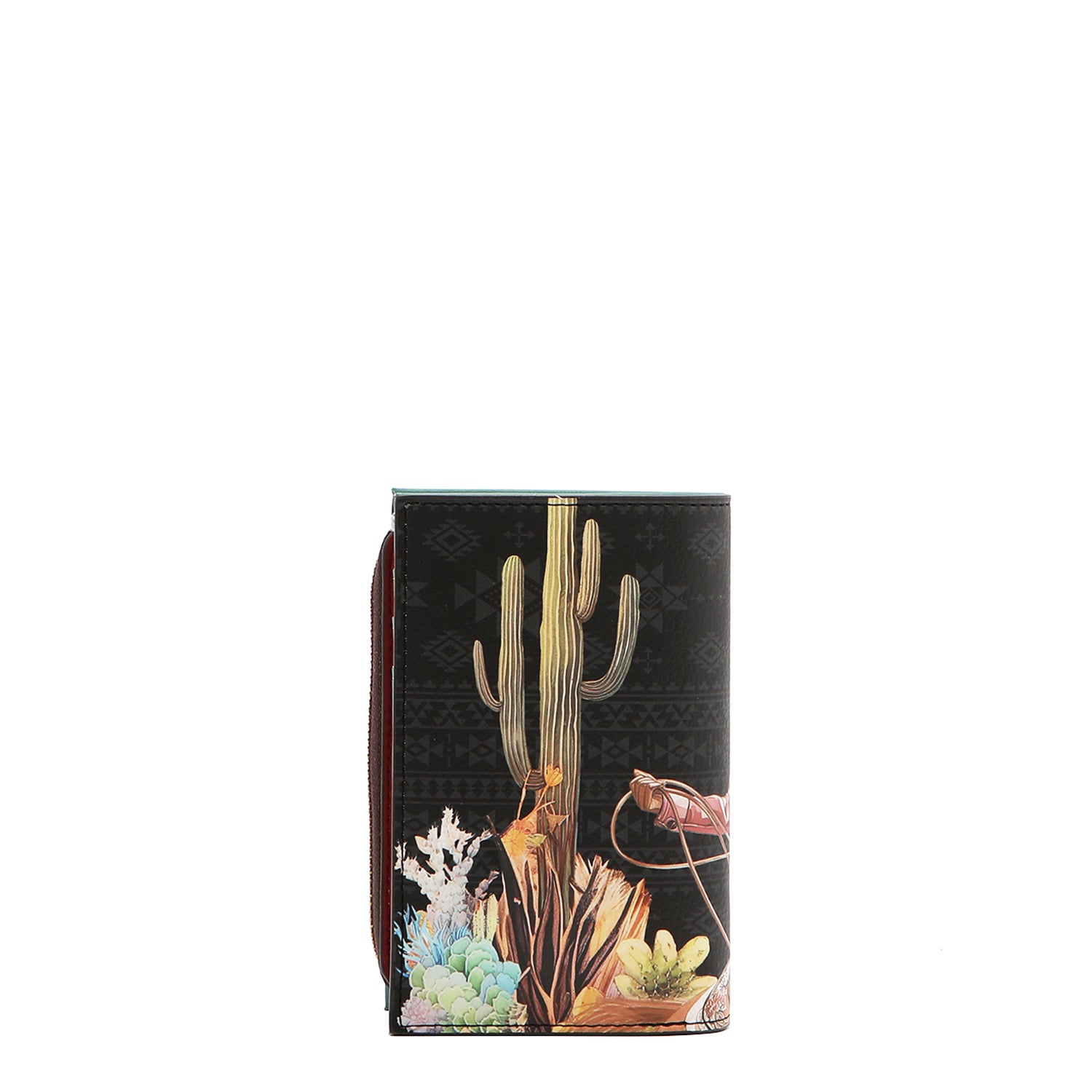 FOLDABLE WALLET WITH CENTRAL ZIP (<tc>SOFIA MONTANA</tc>)