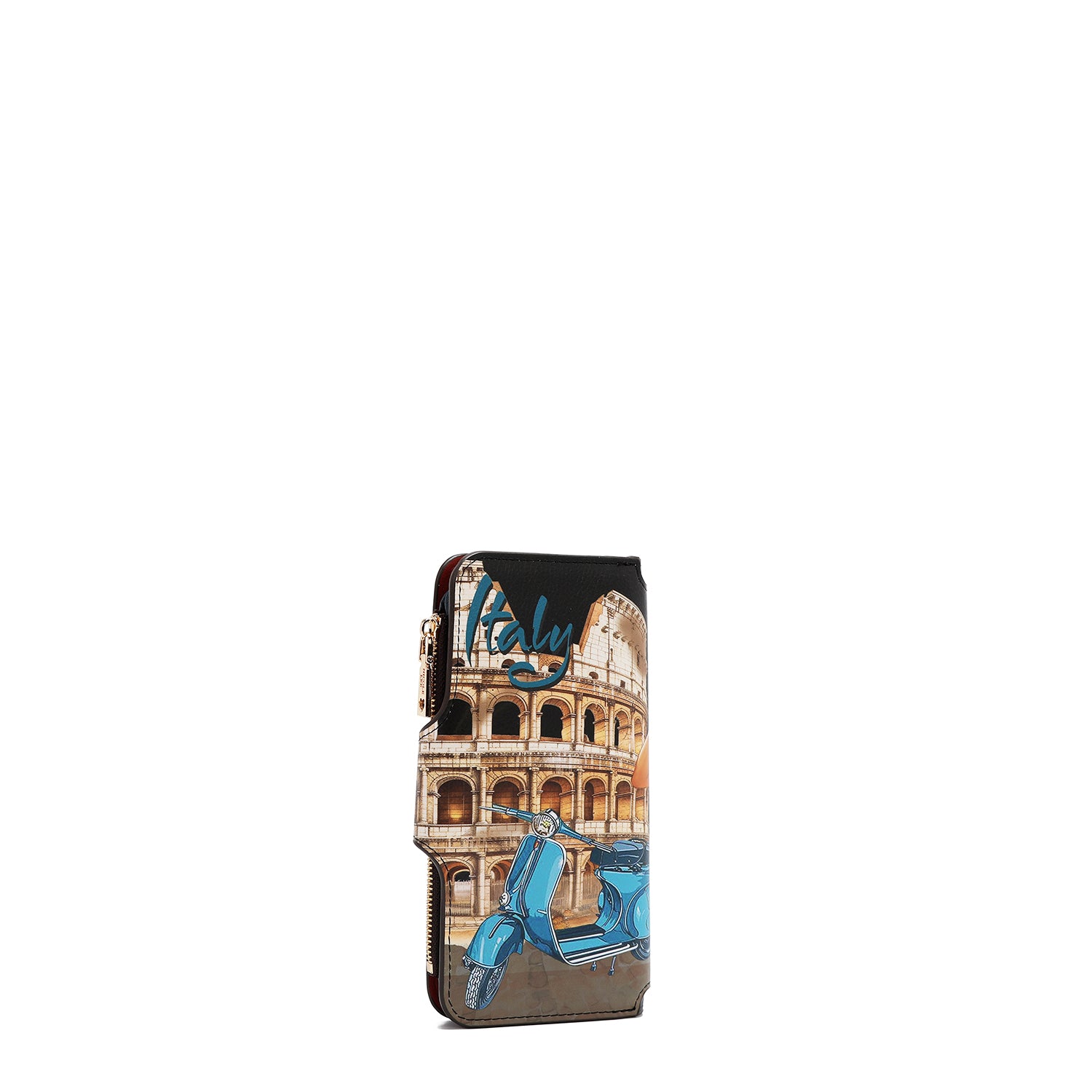 PORTAFOGLIO PIEGHEVOLE A STRATI (<tc>MARTHA TRAVELS ITALY</tc>)