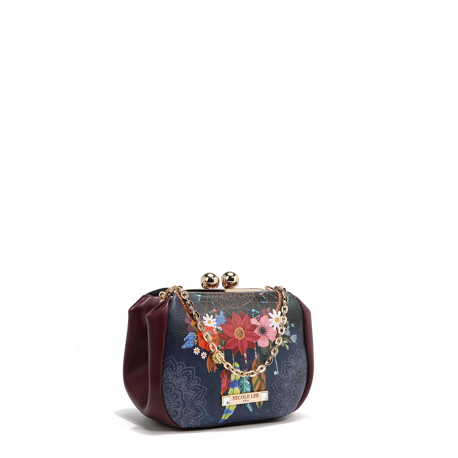 MINI BORSA A TRACOLLA CON CHIUSURA KISS LOCK (<tc>DREAM COMES TRUE</tc>)