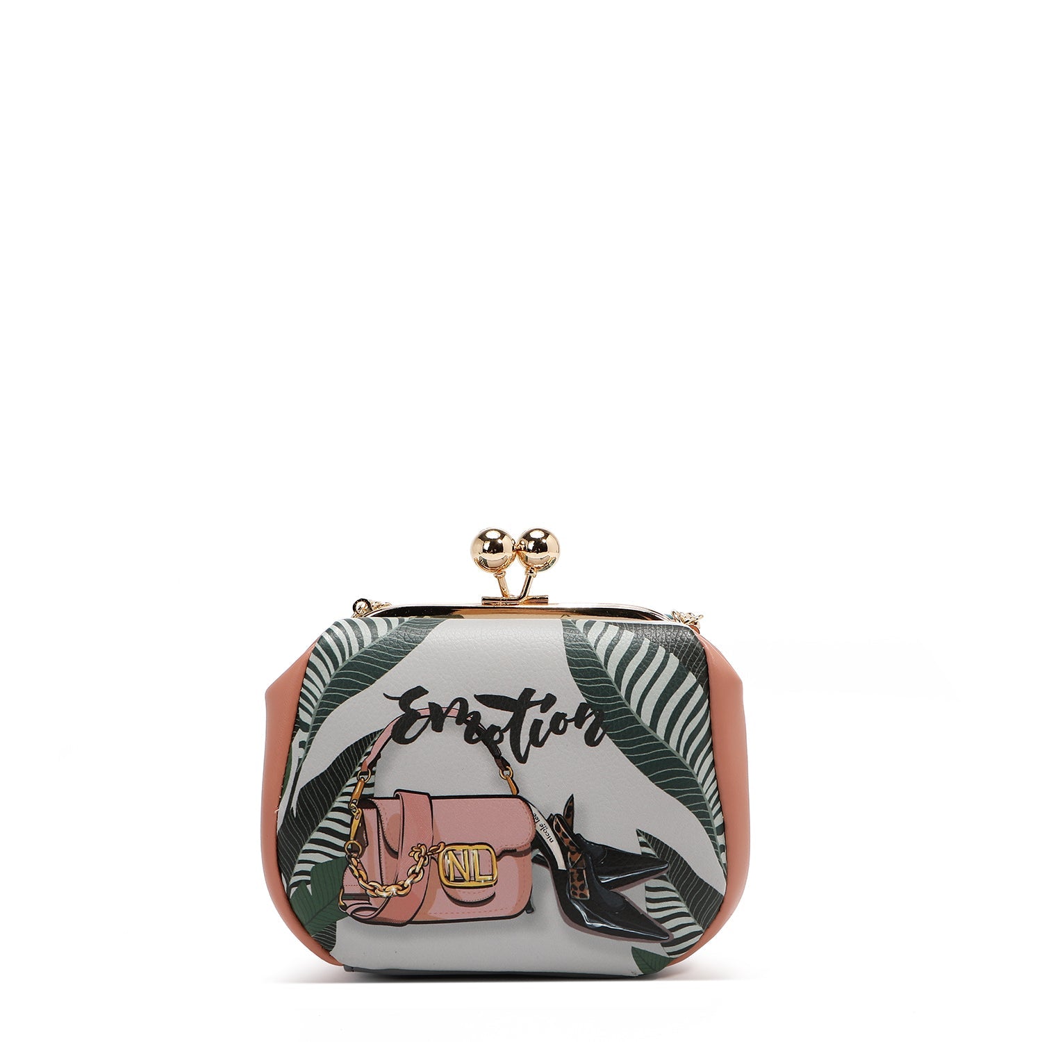 MINI BORSA A TRACOLLA CON CHIUSURA A SCATTO<tc>EMOTION</tc>)