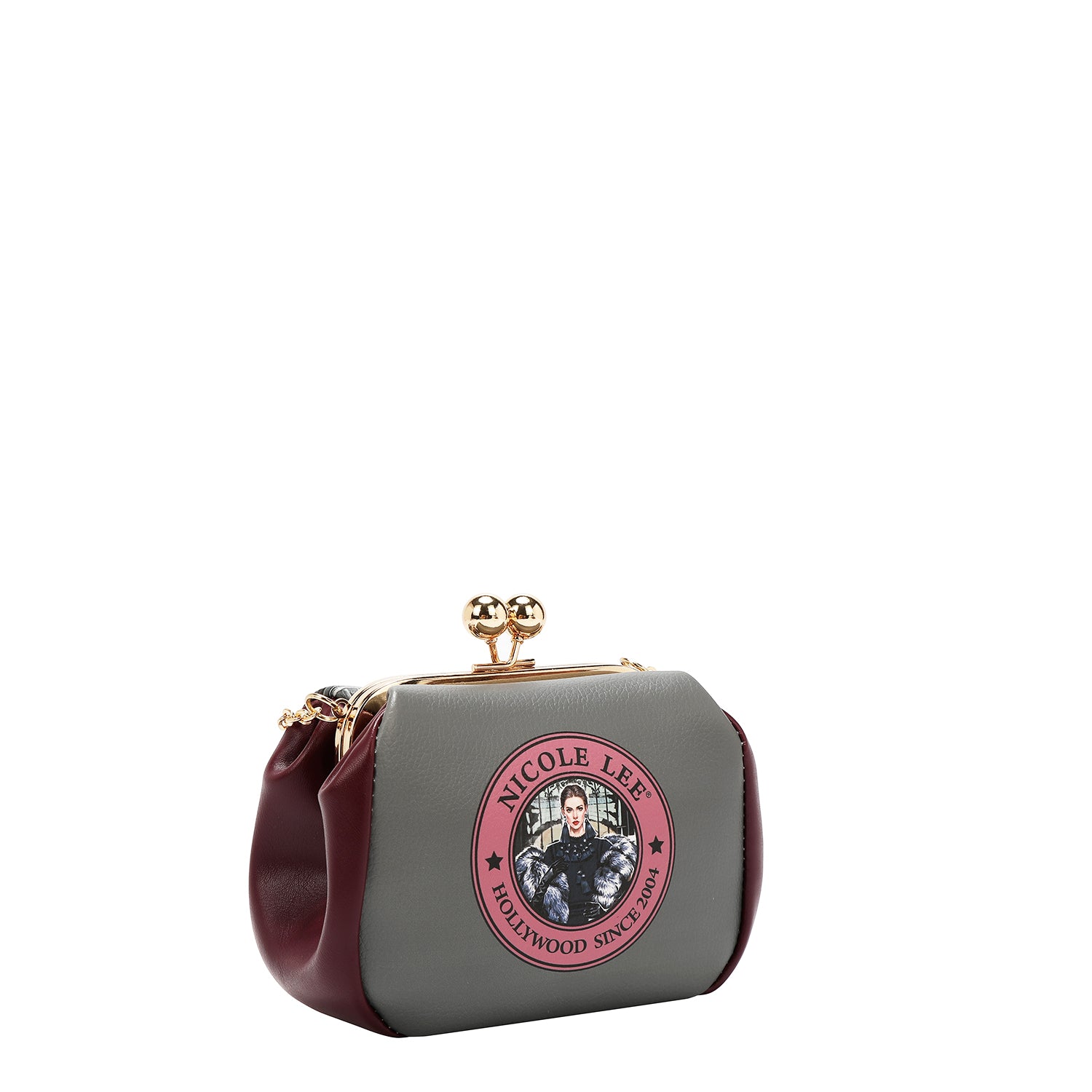 MINI CROSSBODY BAG WITH KISS LOCK CLOSURE (<tc>MODA SNOWFLAKE</tc>)