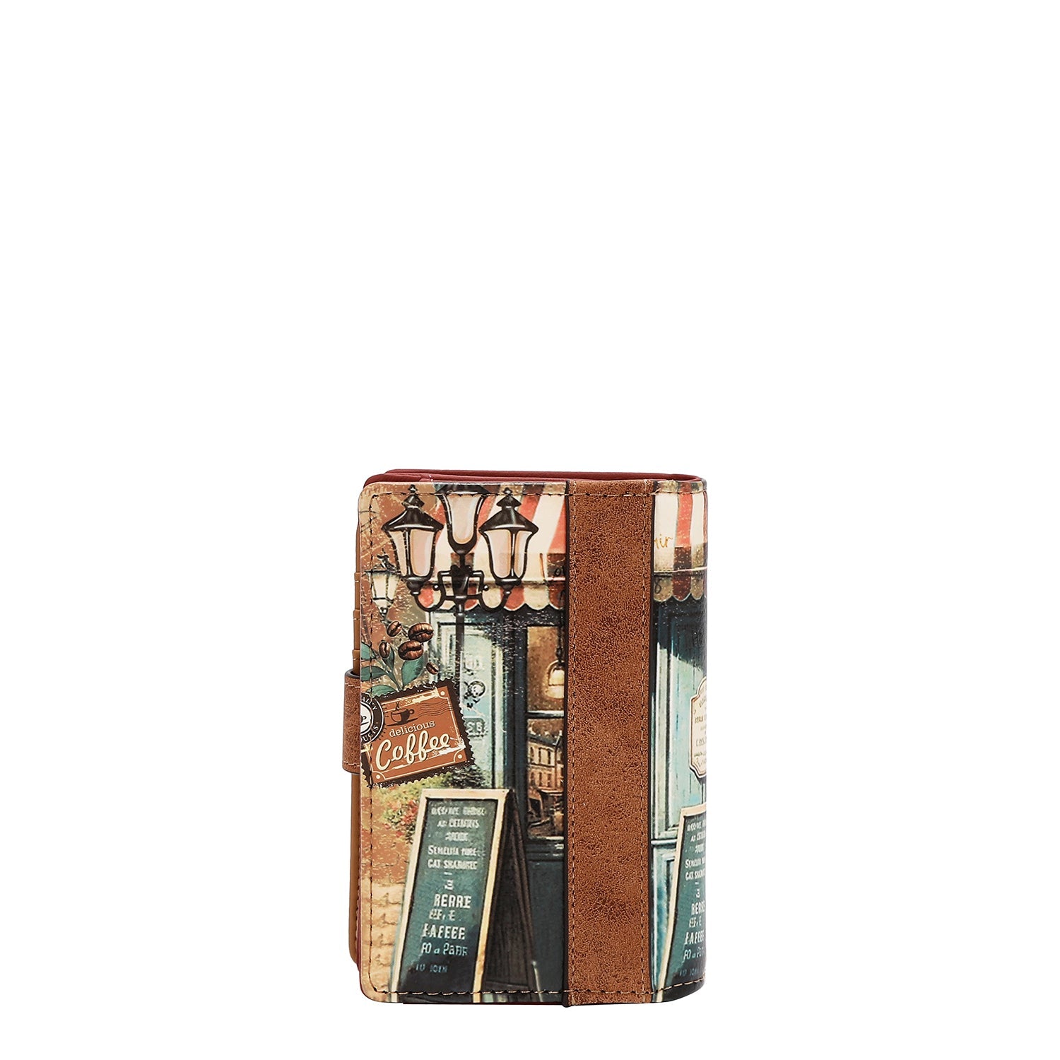 ORGANIZADOR DE BILLETERA COMPACTO CON PESTAÑA A PRESIÓN (VIRTUAL FRIEND)