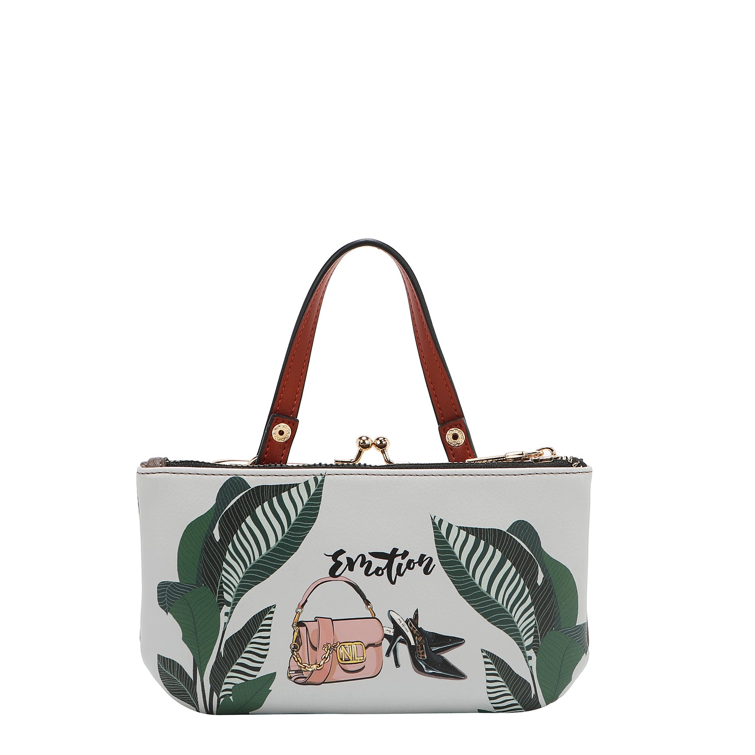 MEDIUM BAG WITH FRAME AND TOP HANDLE (<tc>EMOTION</tc>)