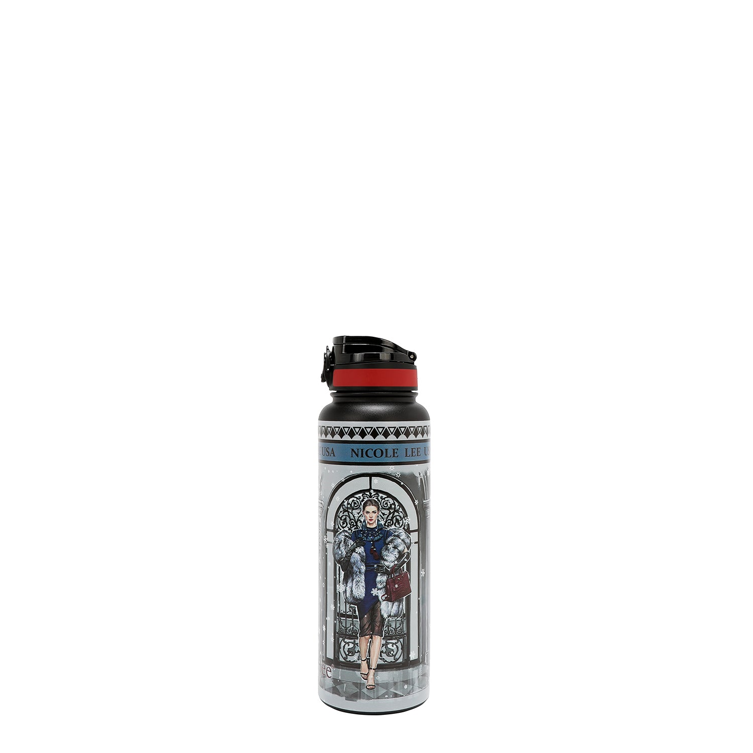 GLASFLASCHE 1,2 L (<tc>MODA SNOWFLAKE</tc>)