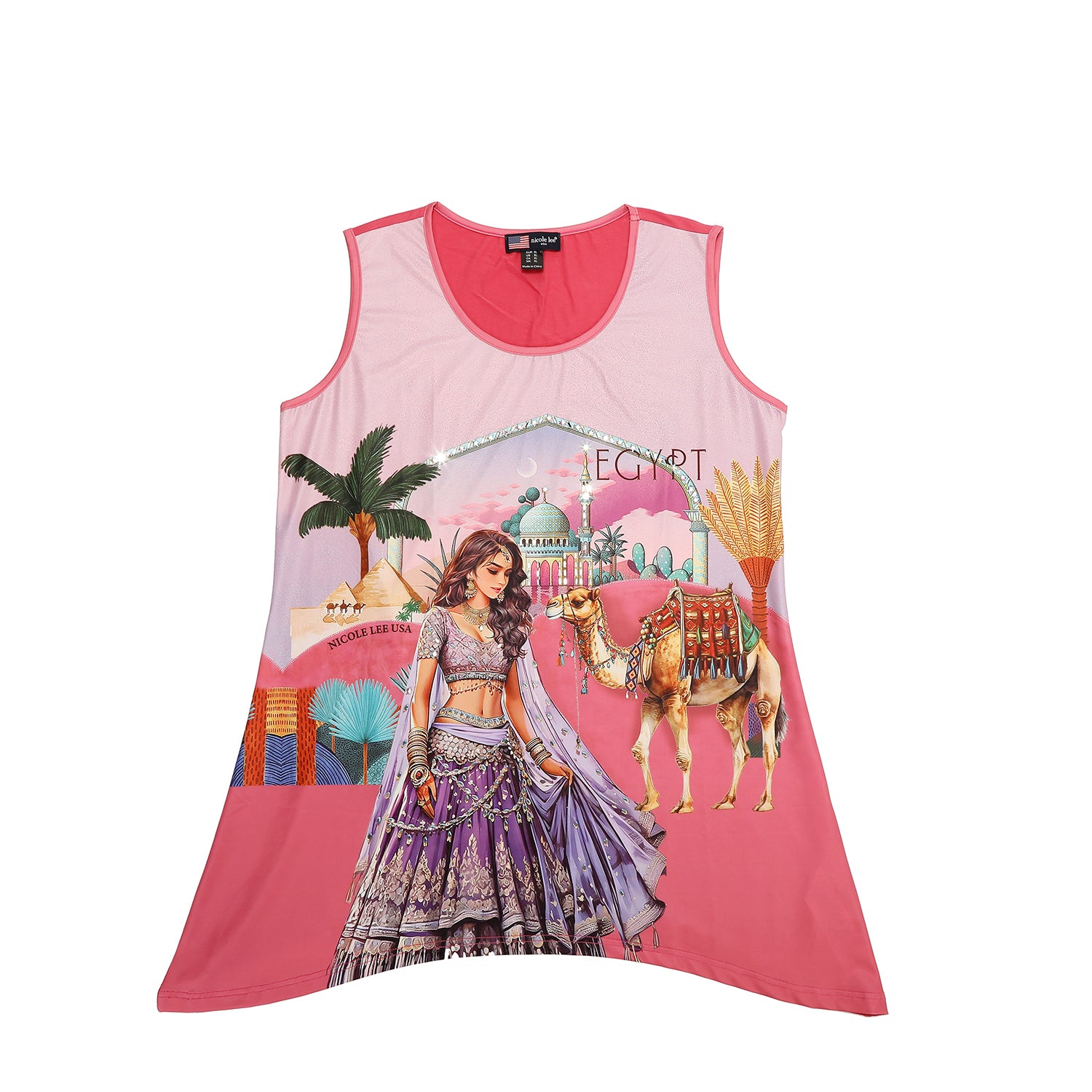 NICOLE LEE TUNIKA-TOP MIT GLITZER (<tc>QUEEN CLEOPATRA</tc>)