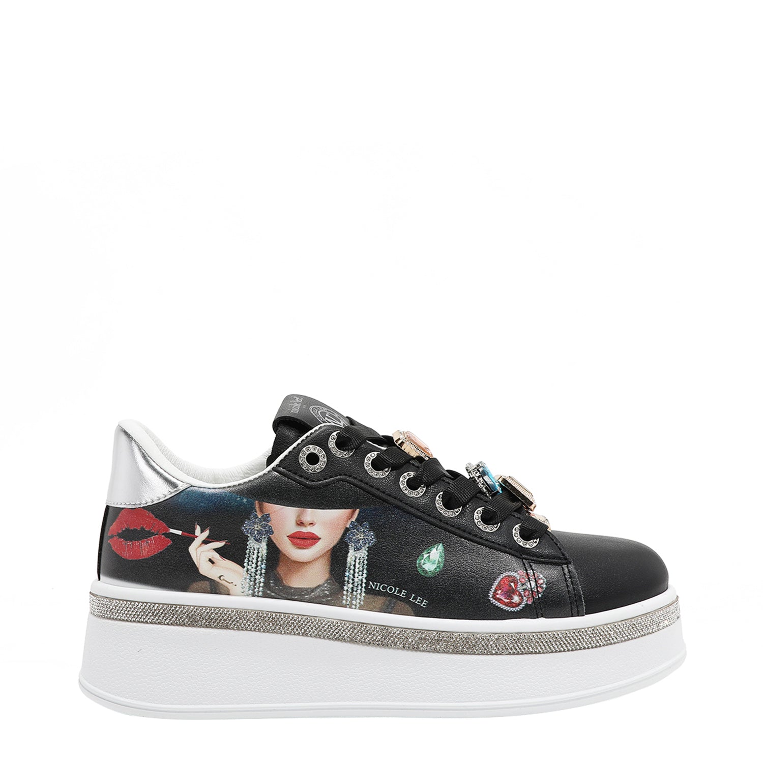 BASKETS MODE AVEC STRASS (<tc>SAMANTHA LA BELLEZA</tc>)