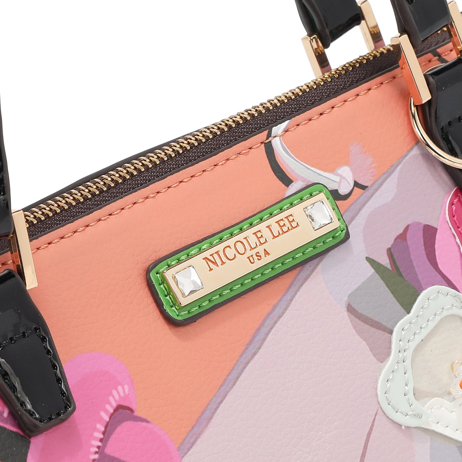 BOLSO DE HOMBRO DOME (VIOLET BLOSSOM)