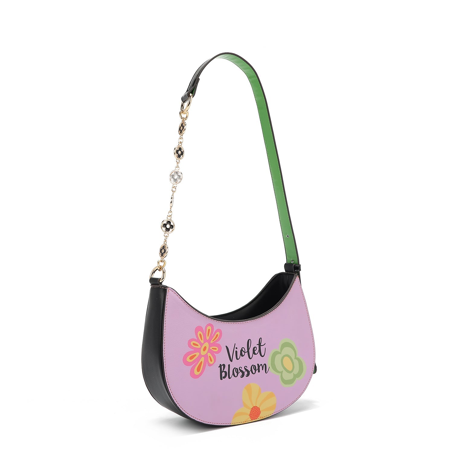 BOLSO DE HOMBRO (VIOLET BLOSSOM)