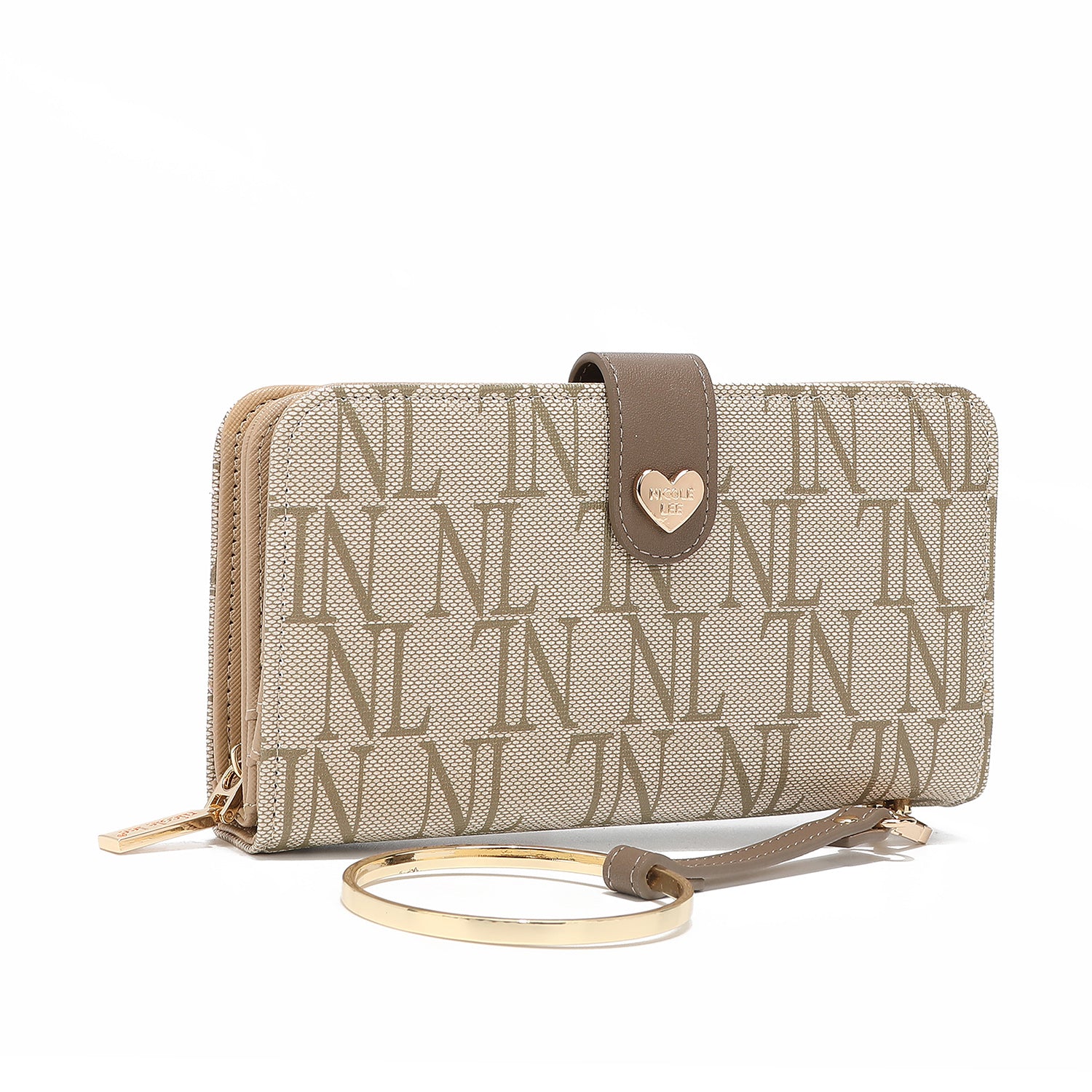 CARTERA FASHION "NL" CON CREMALLERA