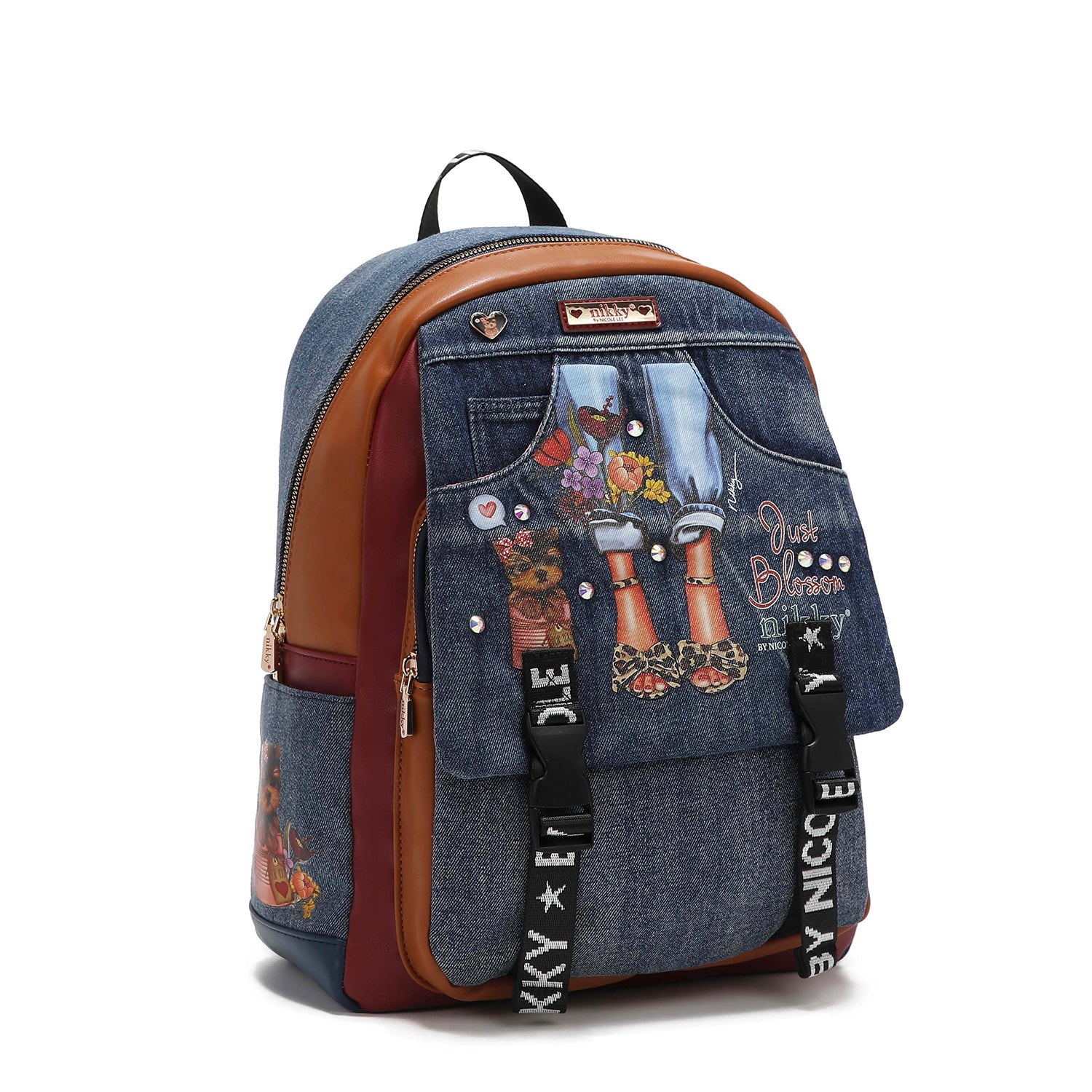 MOCHILA GRANDE DE VAQUERO CON SOLAPA