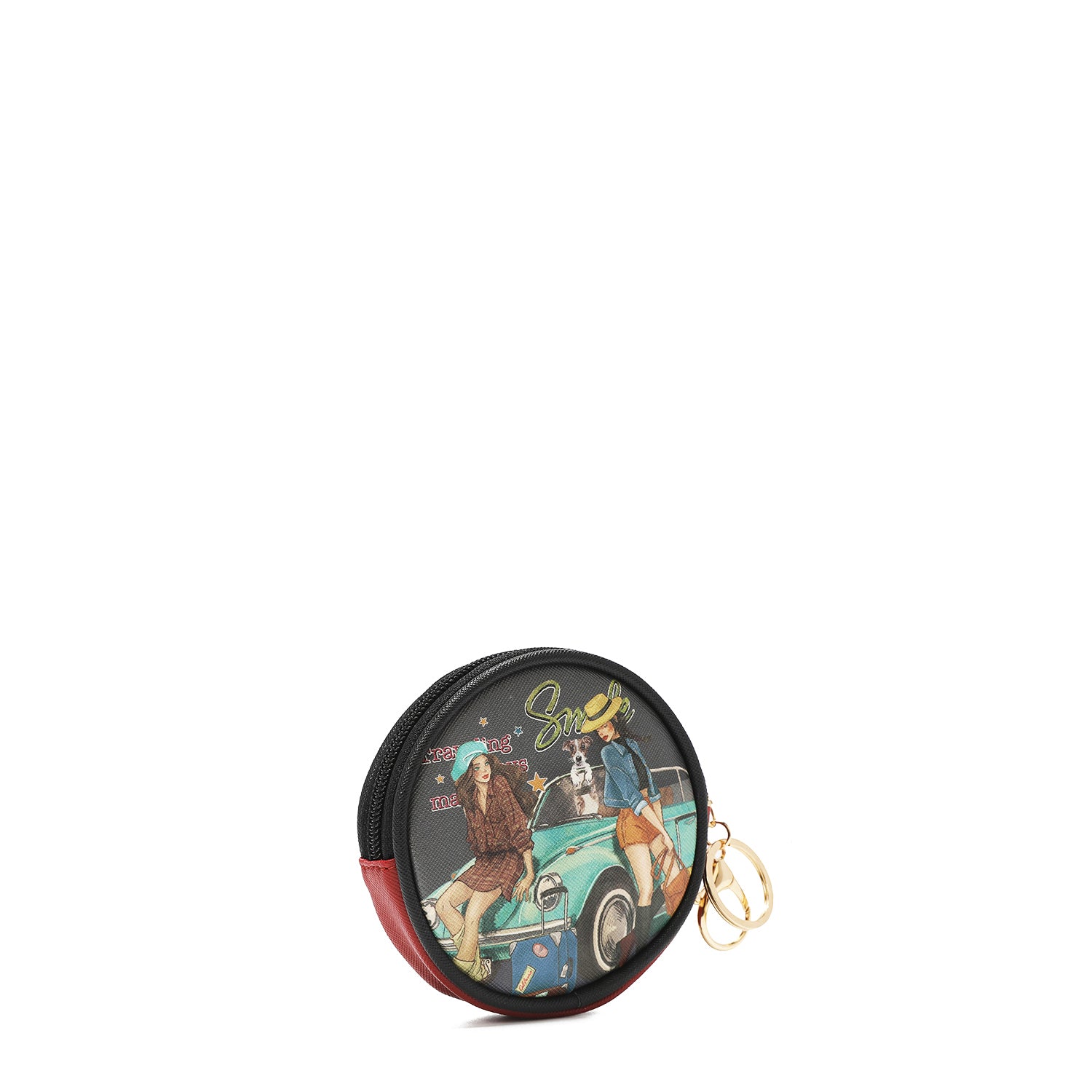 PORTACHIAVI CON PORTAFOGLIO CIRCOLARE <tc>NIKKY</tc>