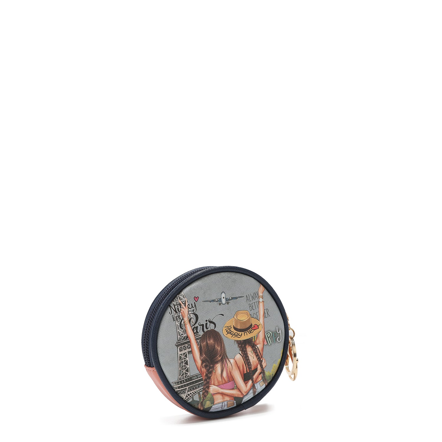 PORTACHIAVI CON PORTAFOGLIO CIRCOLARE <tc>NIKKY</tc>