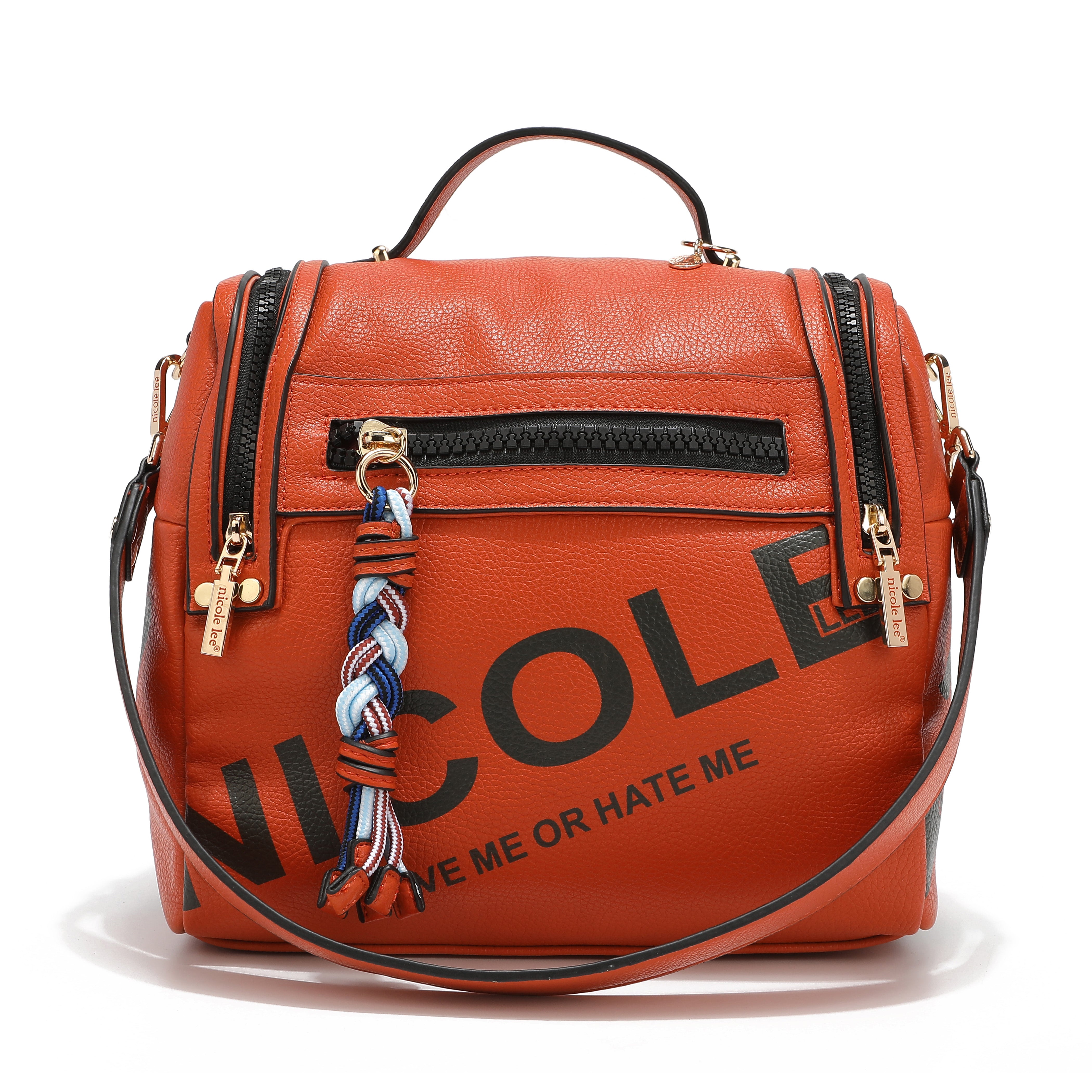 MOCHILA CREMALLERAS LATERALES "NICOLE LEE"