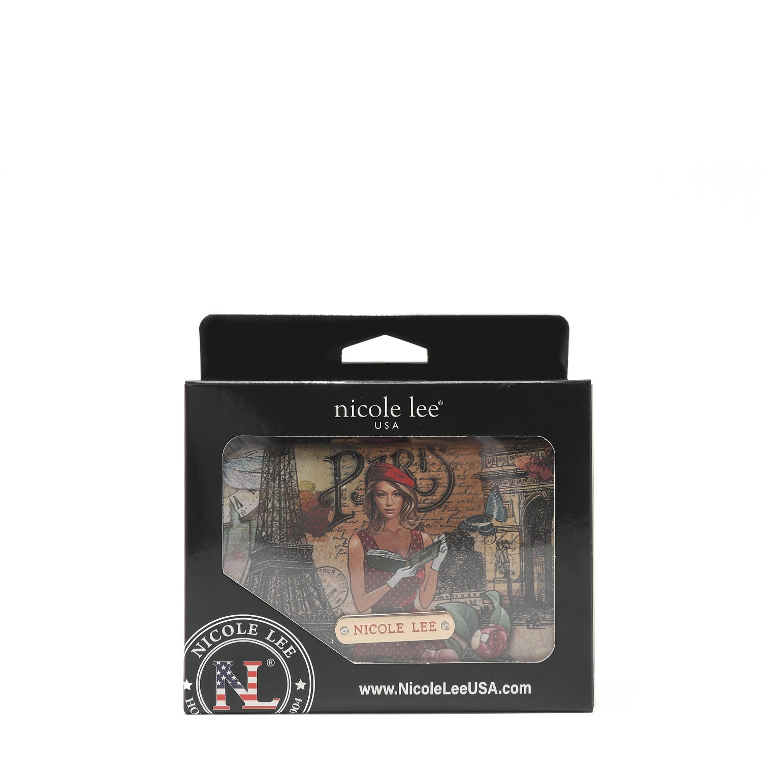 CARTERA TRIPLE COMPACTA DE MODA CON BLOQUEO RFID