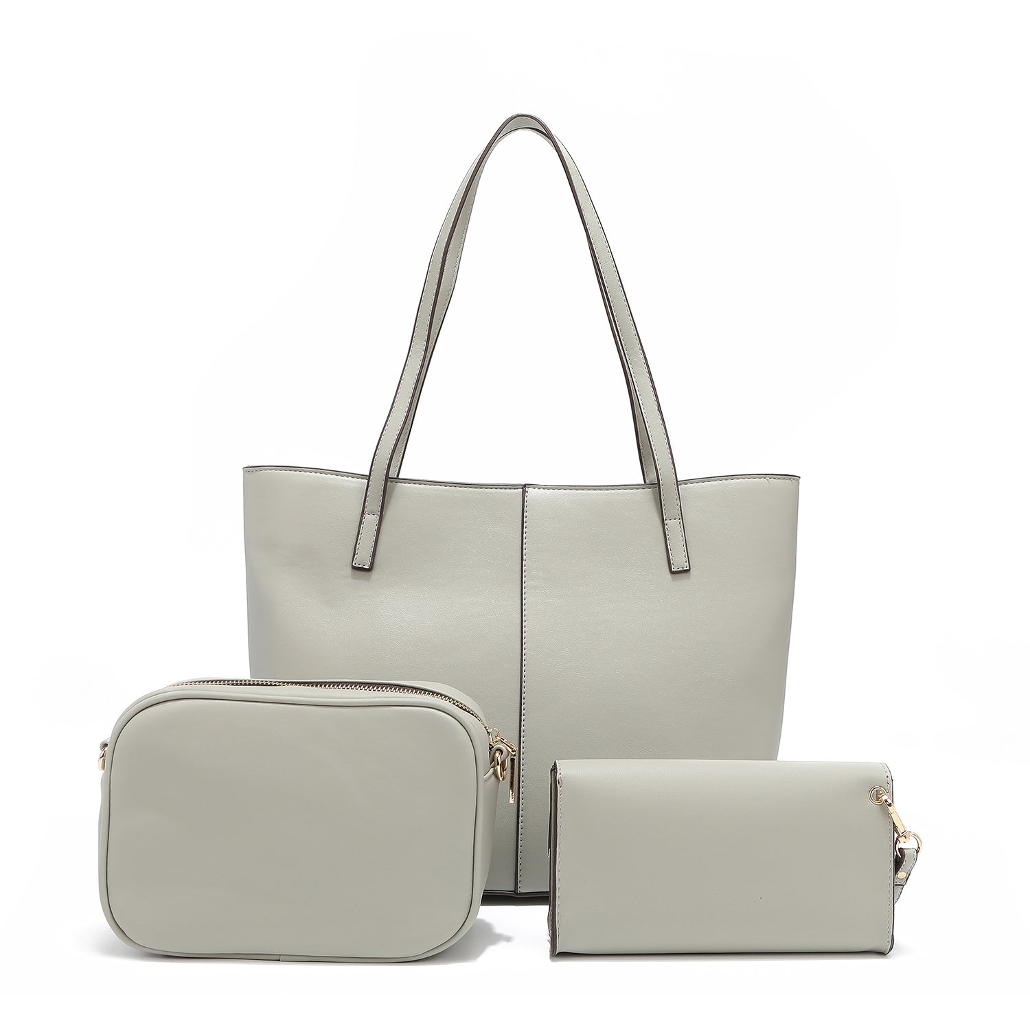 CONJUNTO DE 3 PIEZAS (BOLSO SHOPPER, BANDOLERA, ESTUCHE)