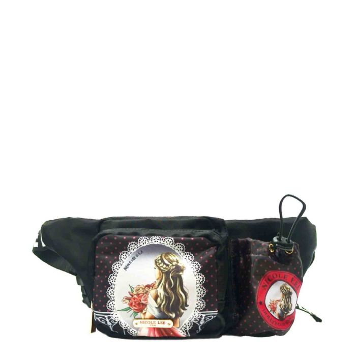 RIÑONERA SUAVE DE NYLON CON ESTAMPADO FASHION